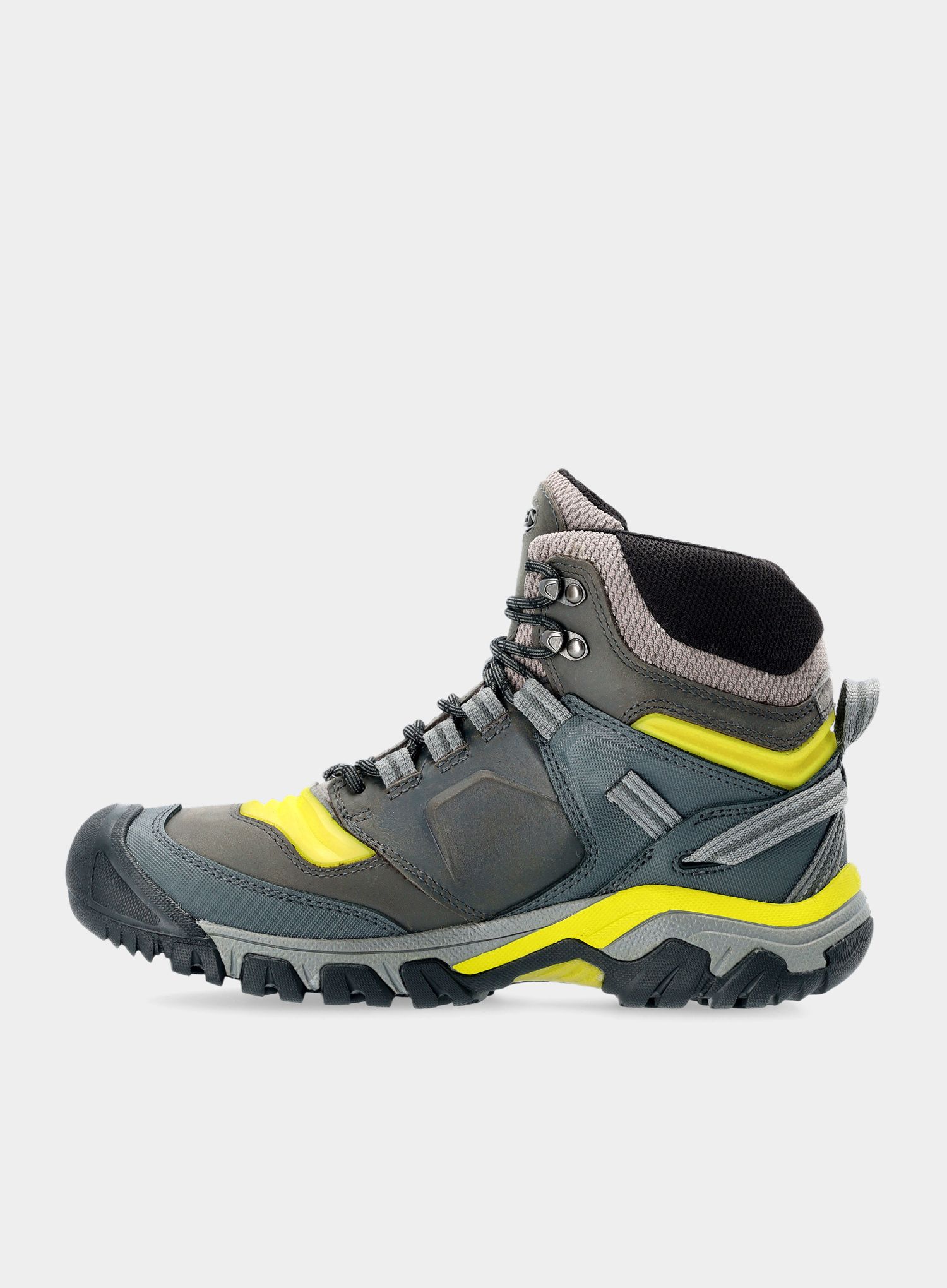 Muške planinarske cipele Keen Ridge Flex MID WP - steel grey/evening primrose