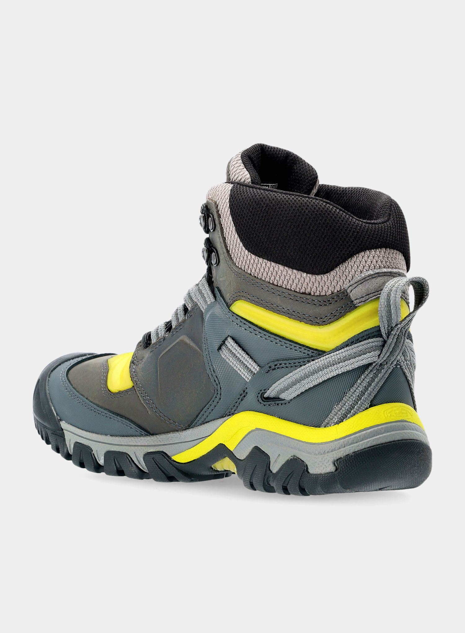 Muške planinarske cipele Keen Ridge Flex MID WP - steel grey/evening primrose