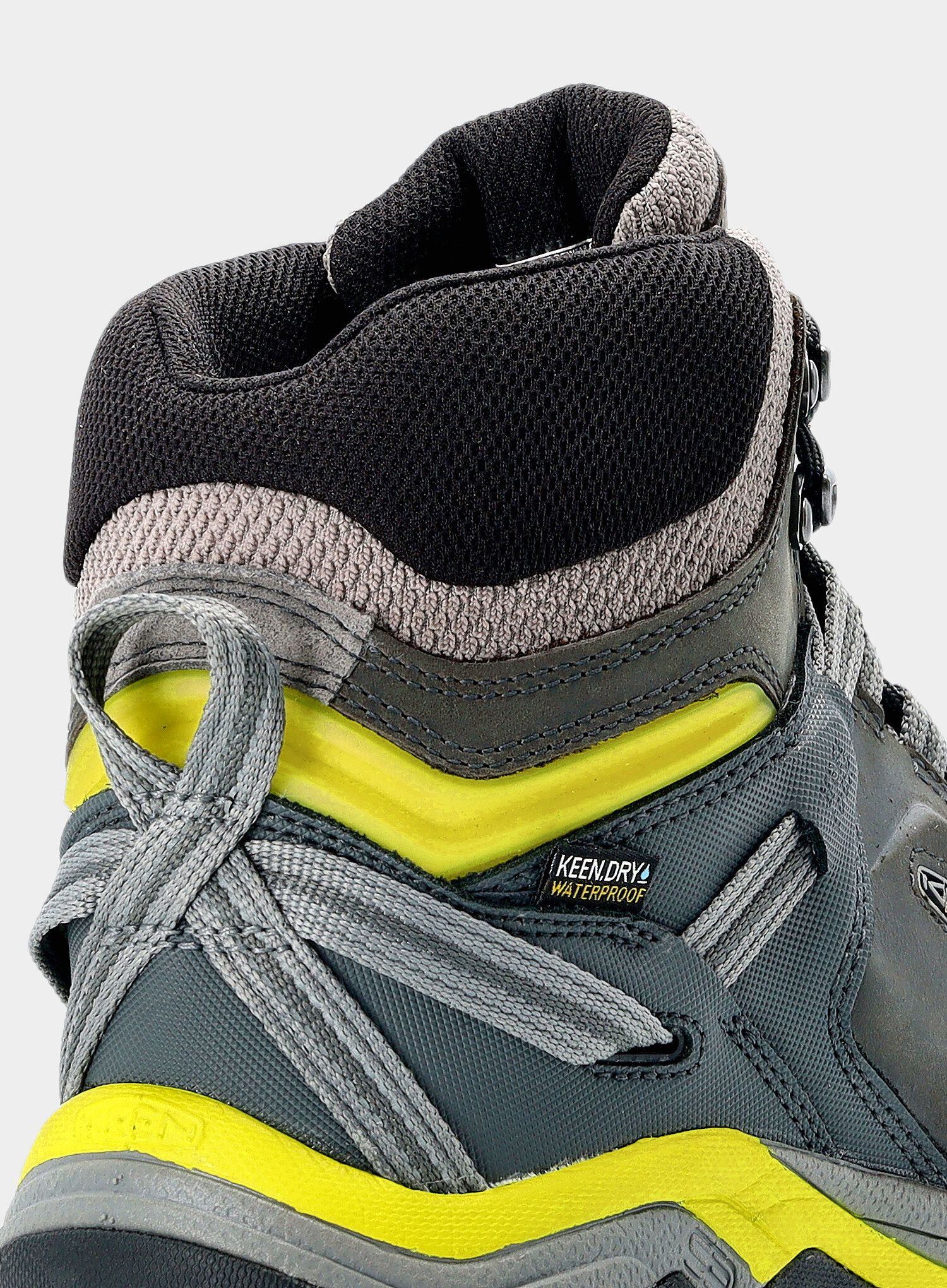 Muške planinarske cipele Keen Ridge Flex MID WP - steel grey/evening primrose