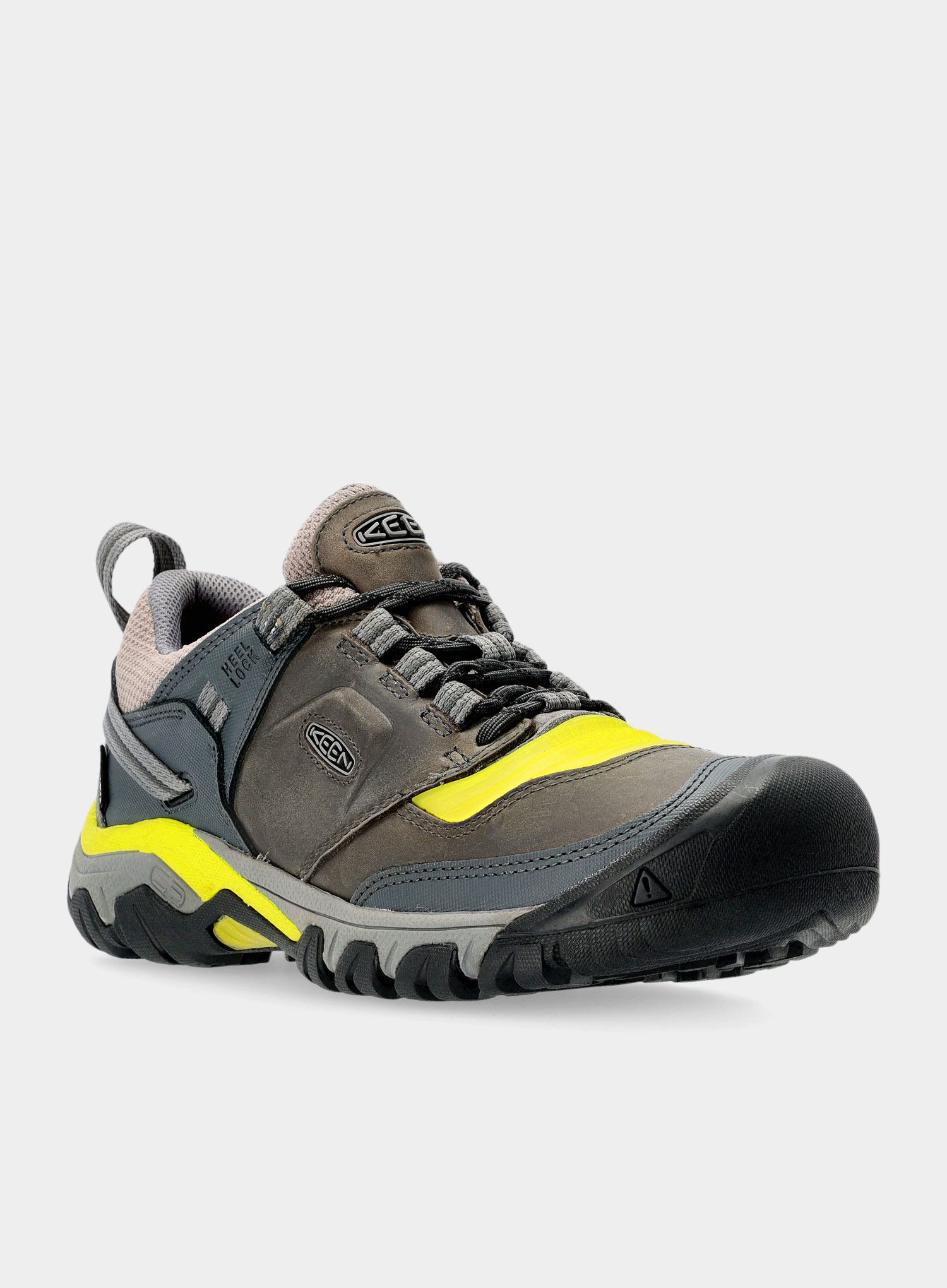 Muške cipele Keen Ridge Flex WP - steel grey/evening primrose