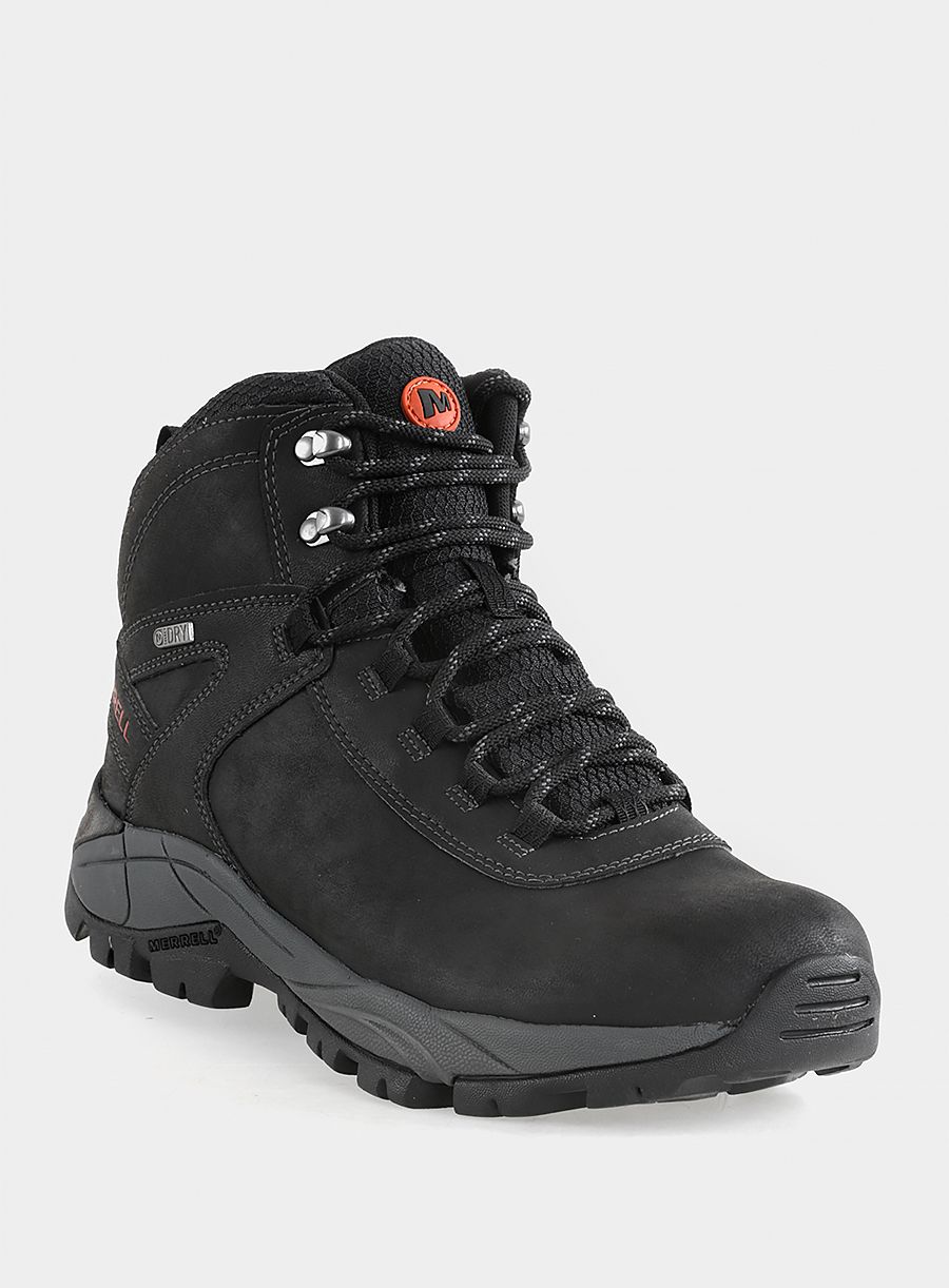 Muške planinarske cipele Merrell Vego Mid Leather Waterproof - black