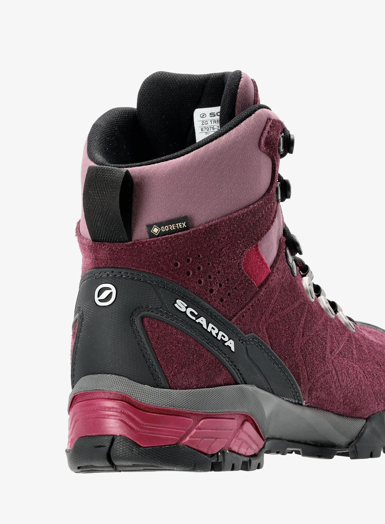 Ženske trekking cipele Scarpa ZG Trek GTX - temeraire/red plum