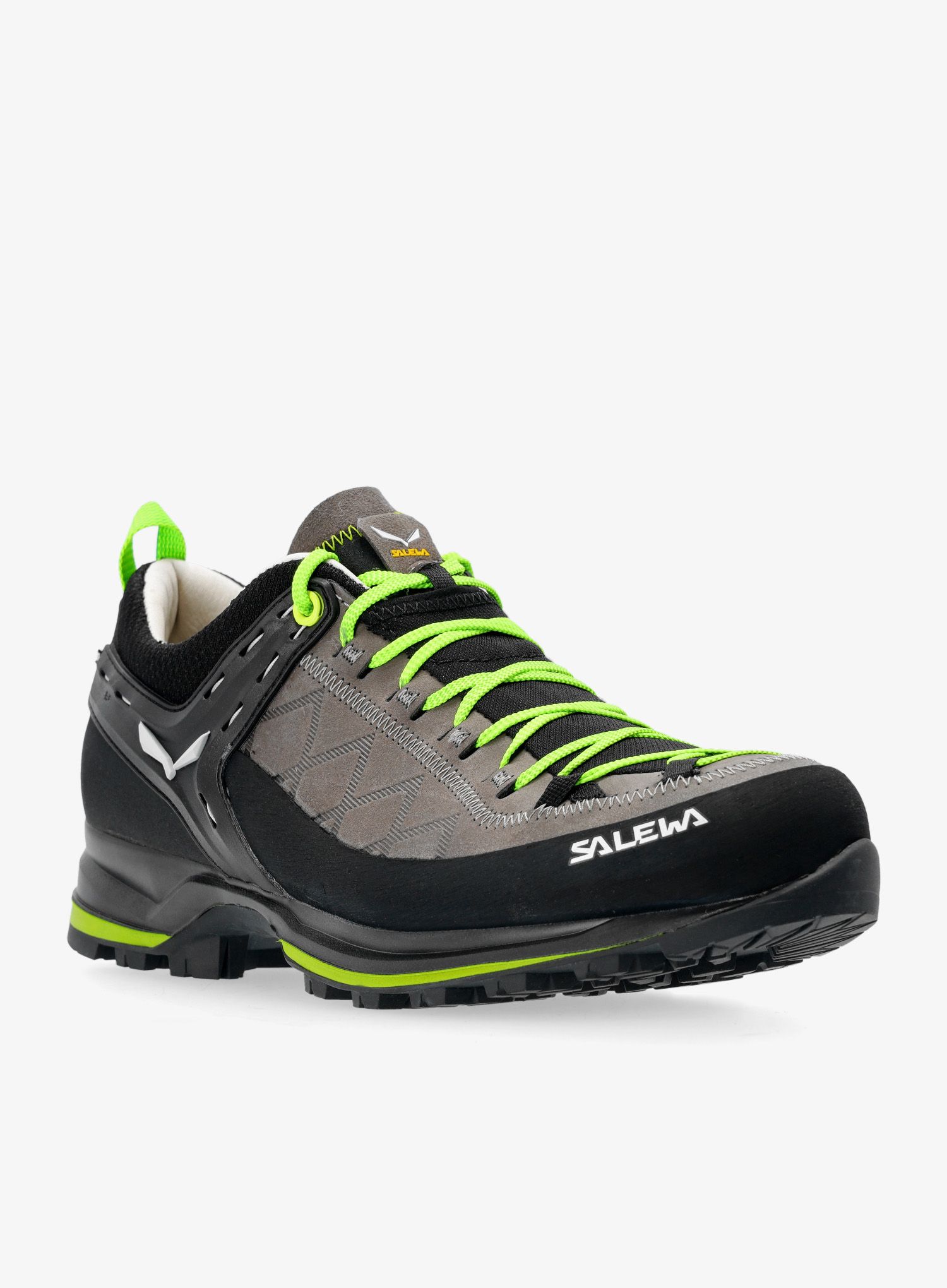 Trekking cipele Salewa Mountain Trainer 2 Leather - smoked/fluo green