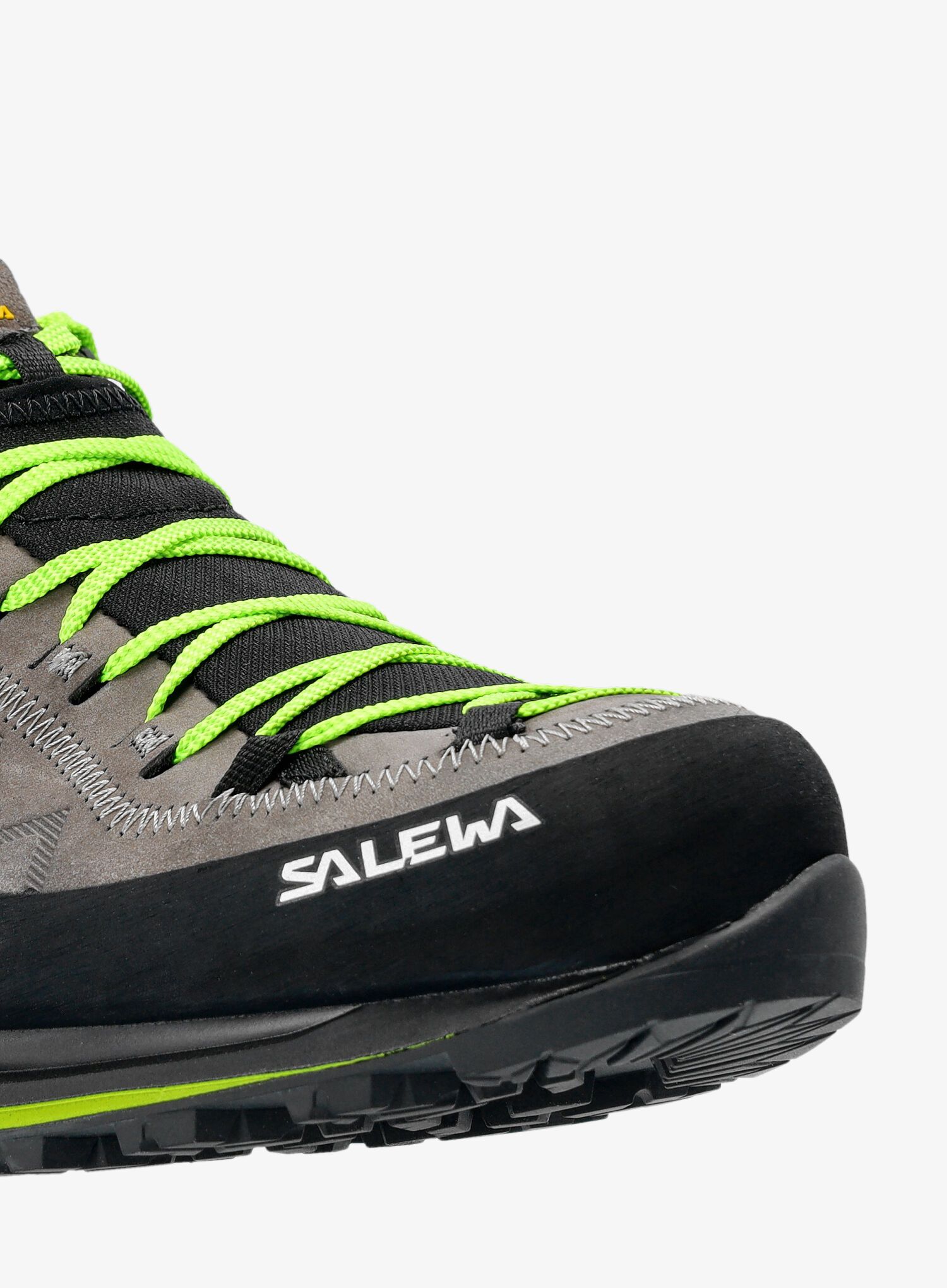 Trekking cipele Salewa Mountain Trainer 2 Leather - smoked/fluo green