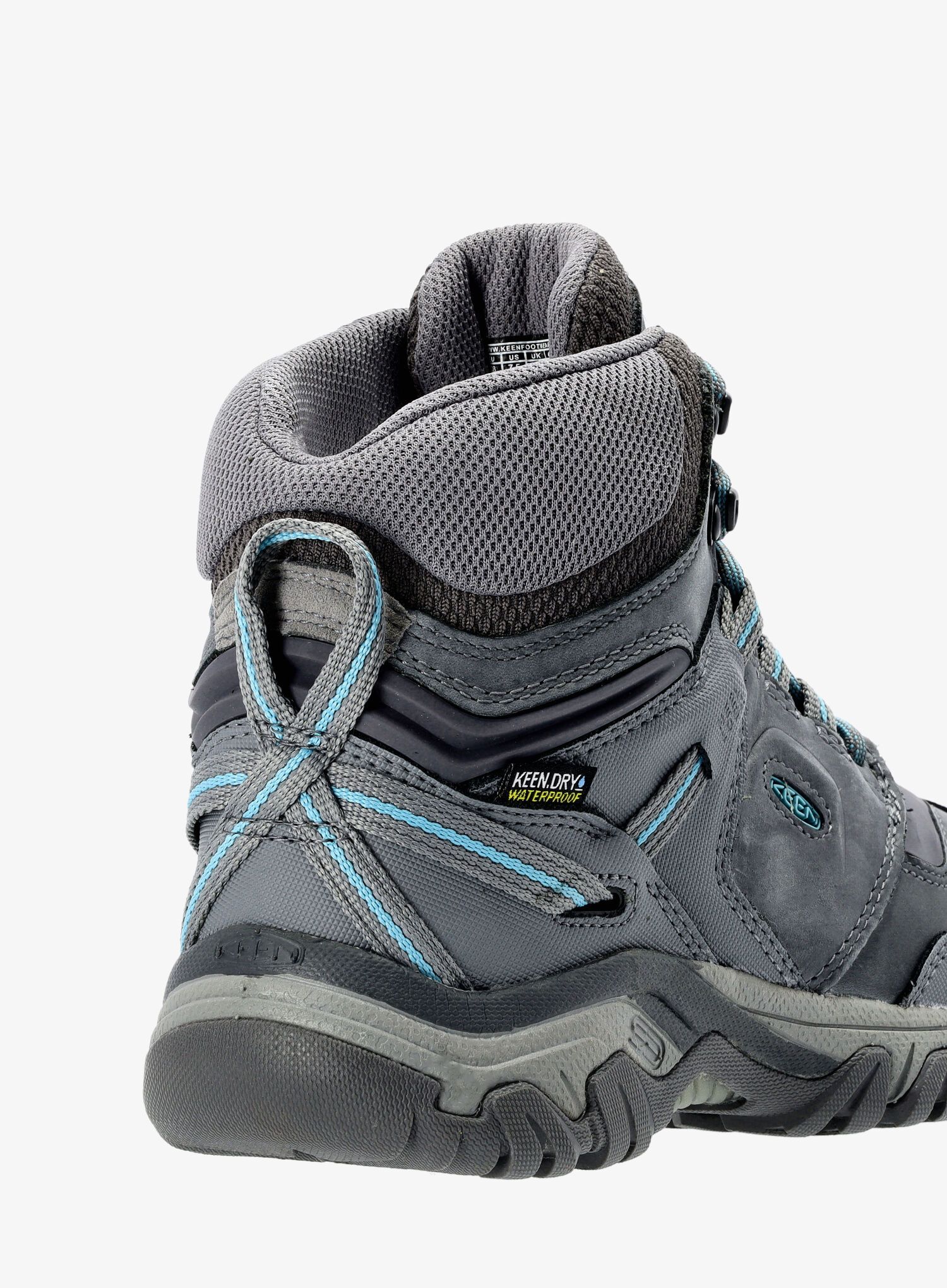 Ženske planinarske cipele Keen Ridge Flex Mid WP - steel grey/porcelain