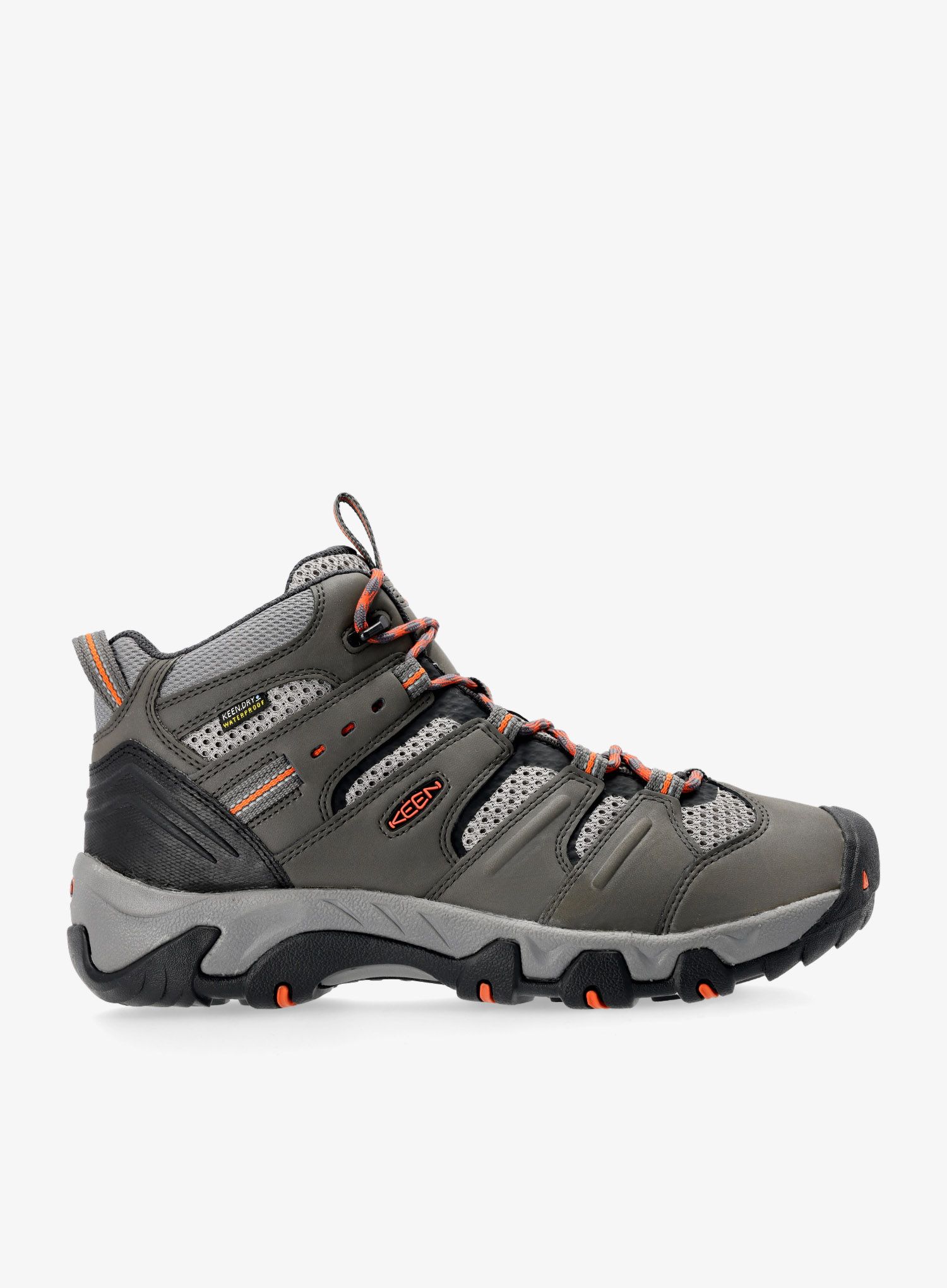 Muške planinarske cipele Keen Koven Mid Waterproof - magnet/fired brick