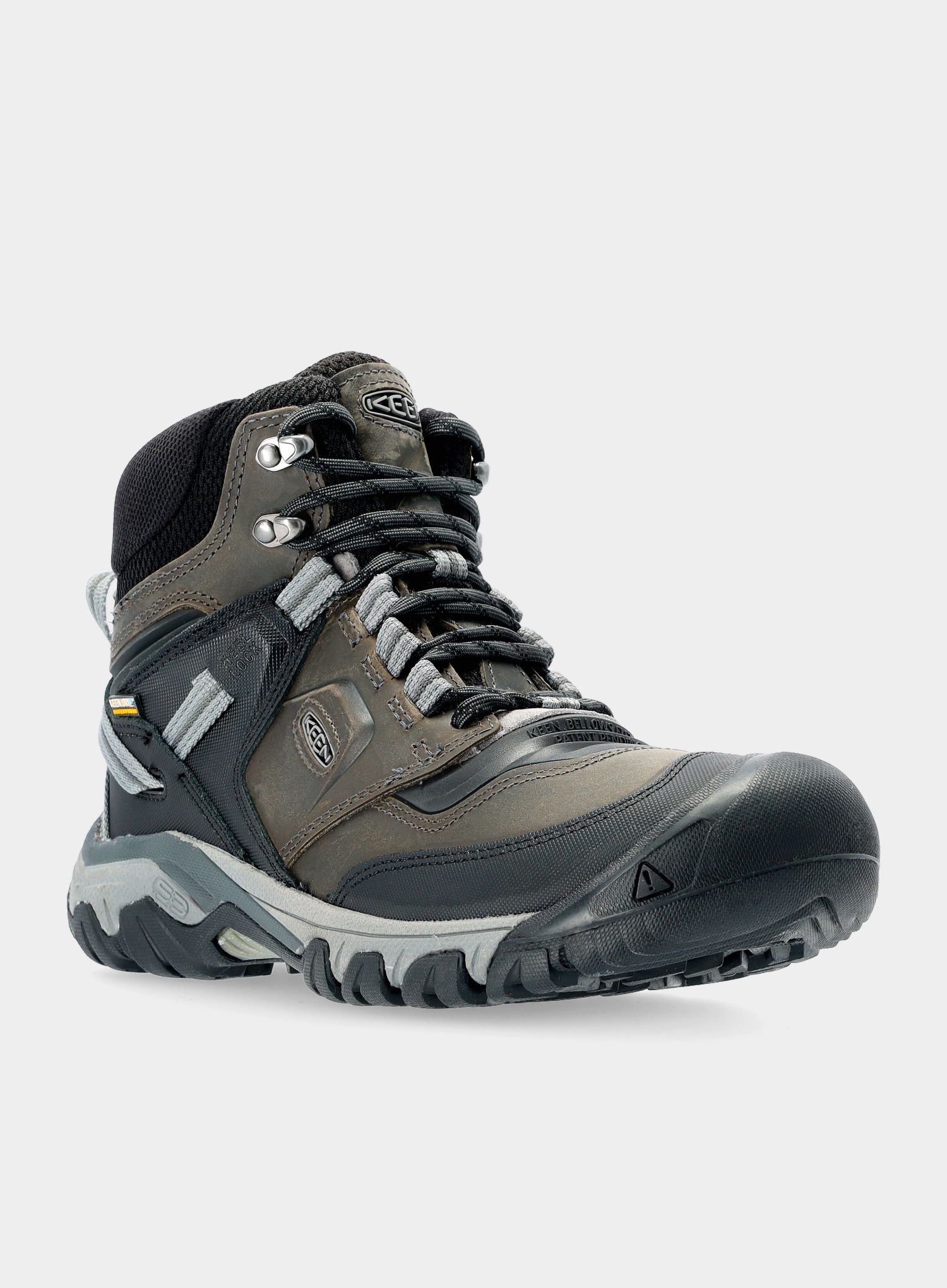Muške planinarske cipele Keen Ridge Flex MID WP - magnet/black