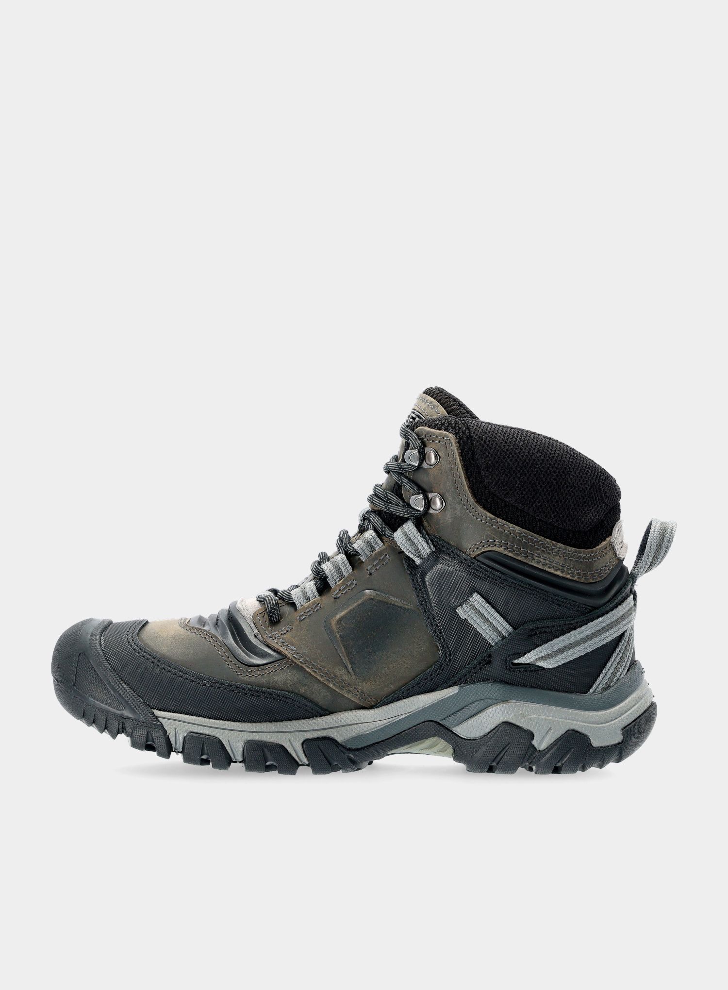 Muške planinarske cipele Keen Ridge Flex MID WP - magnet/black