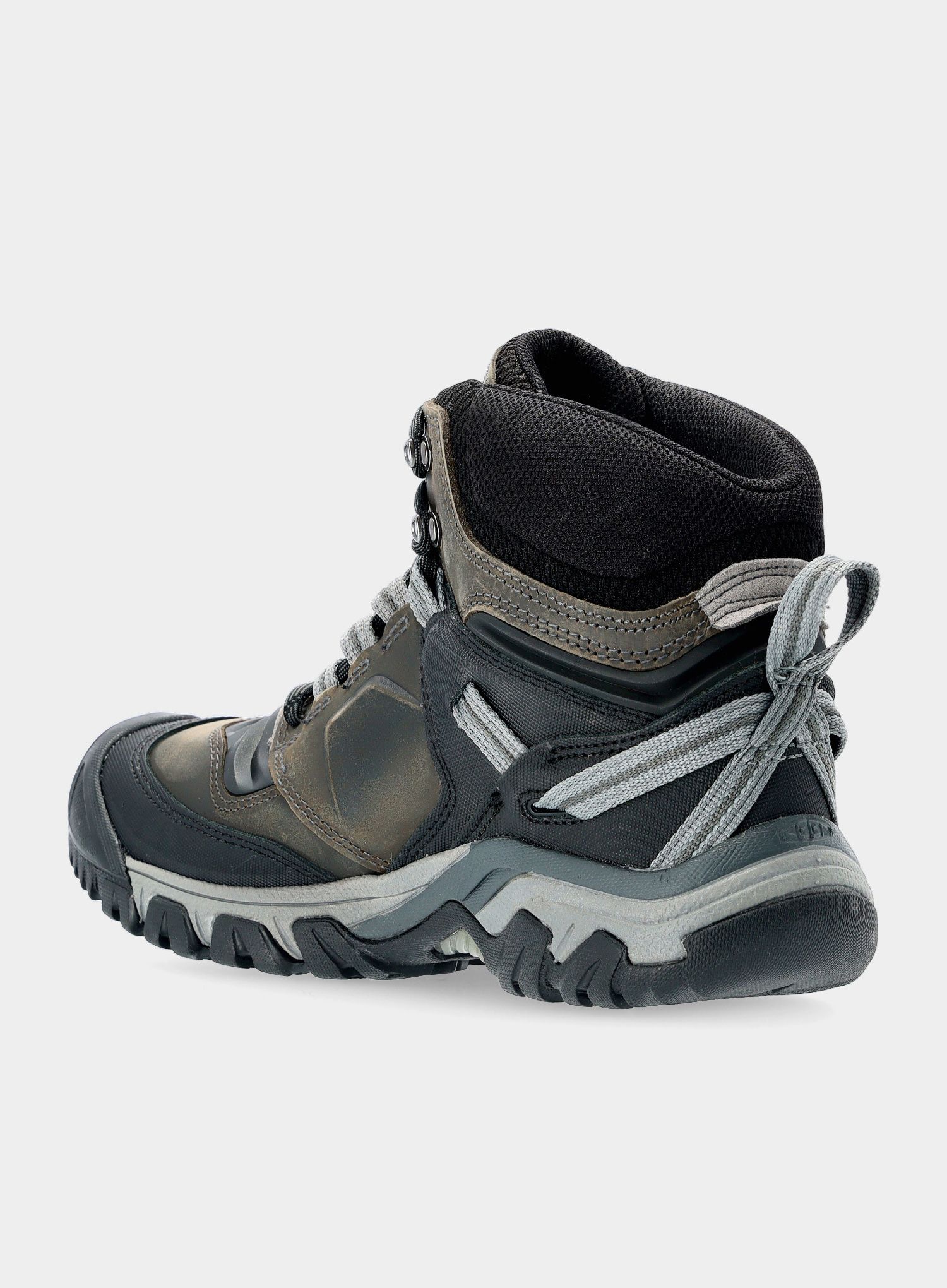 Muške planinarske cipele Keen Ridge Flex MID WP - magnet/black