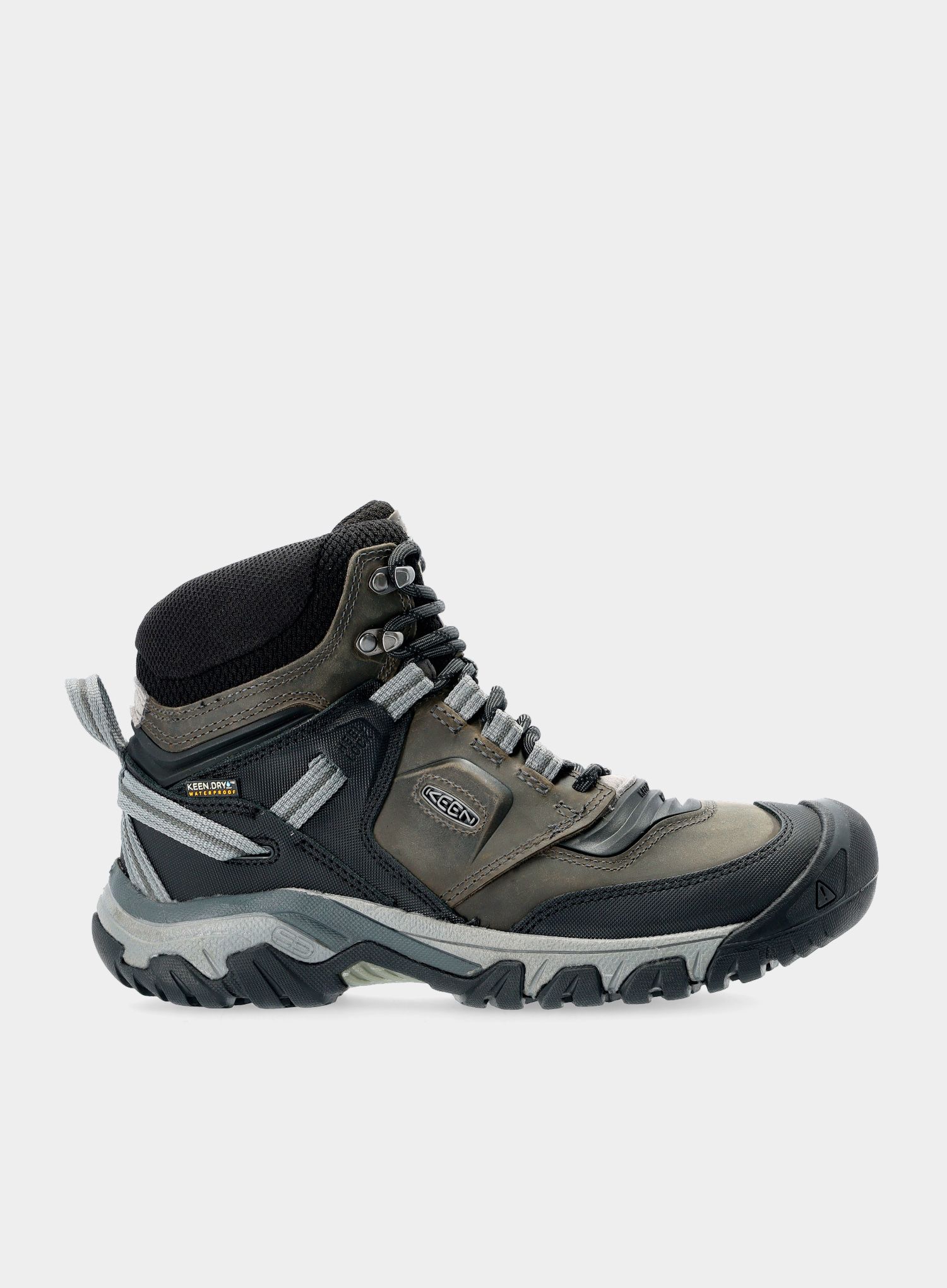 Muške planinarske cipele Keen Ridge Flex MID WP - magnet/black
