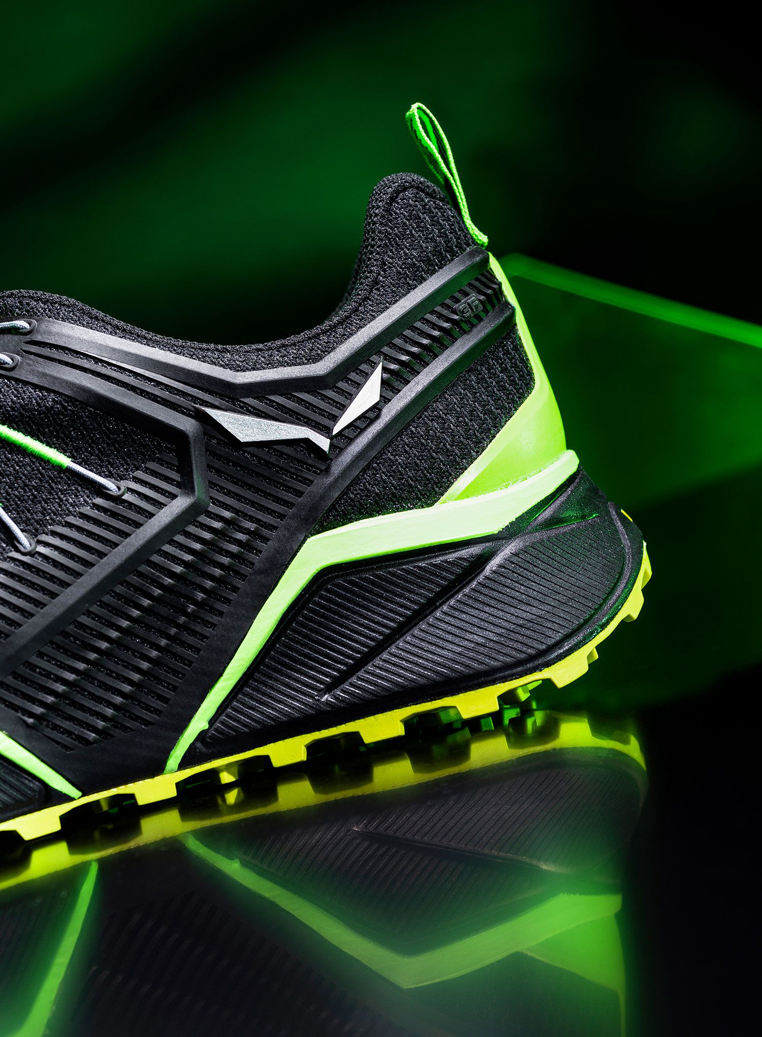 Muške planinarske cipele Salewa Dropline - fluo green/fluo yellow