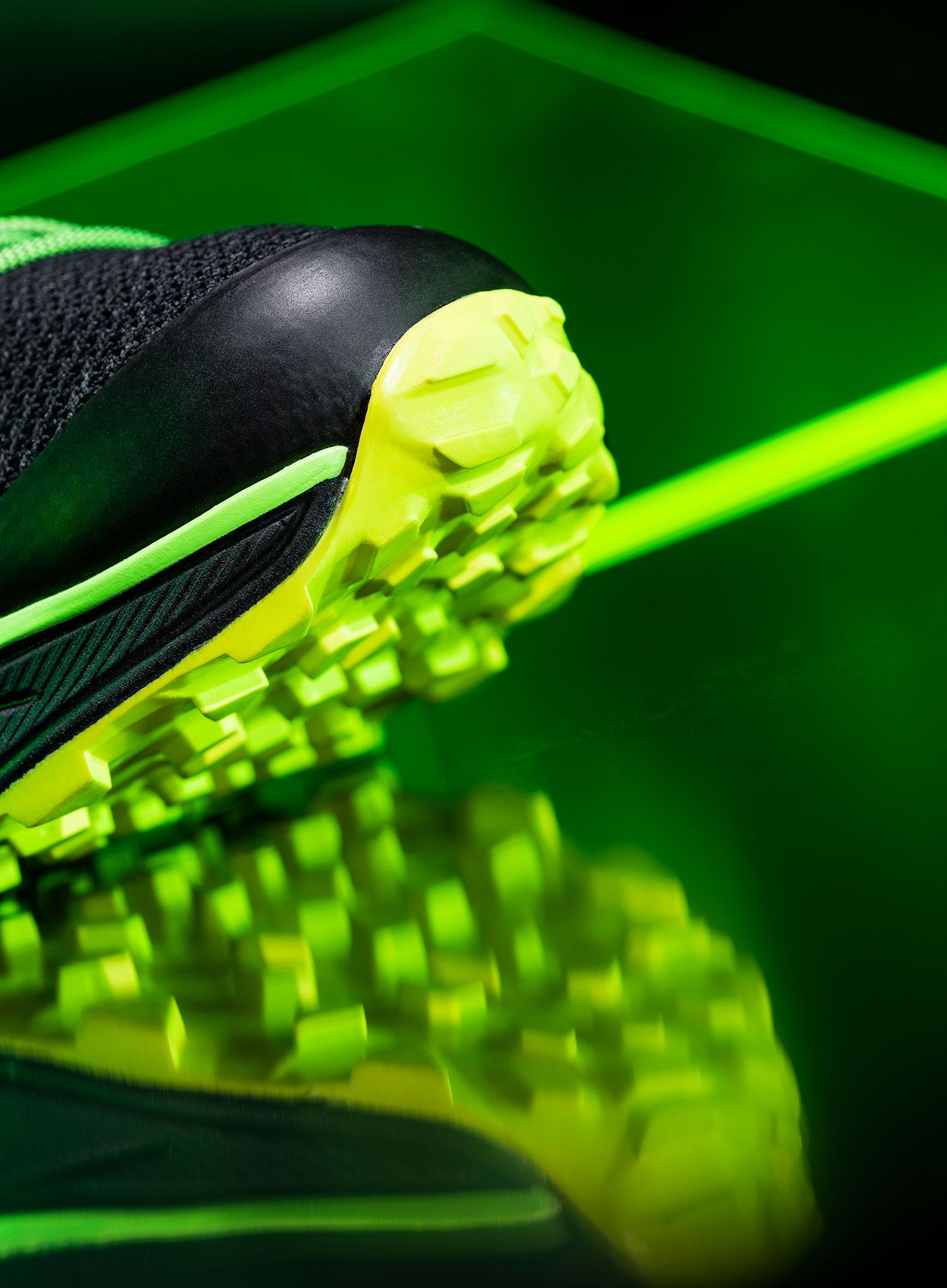 Muške planinarske cipele Salewa Dropline - fluo green/fluo yellow