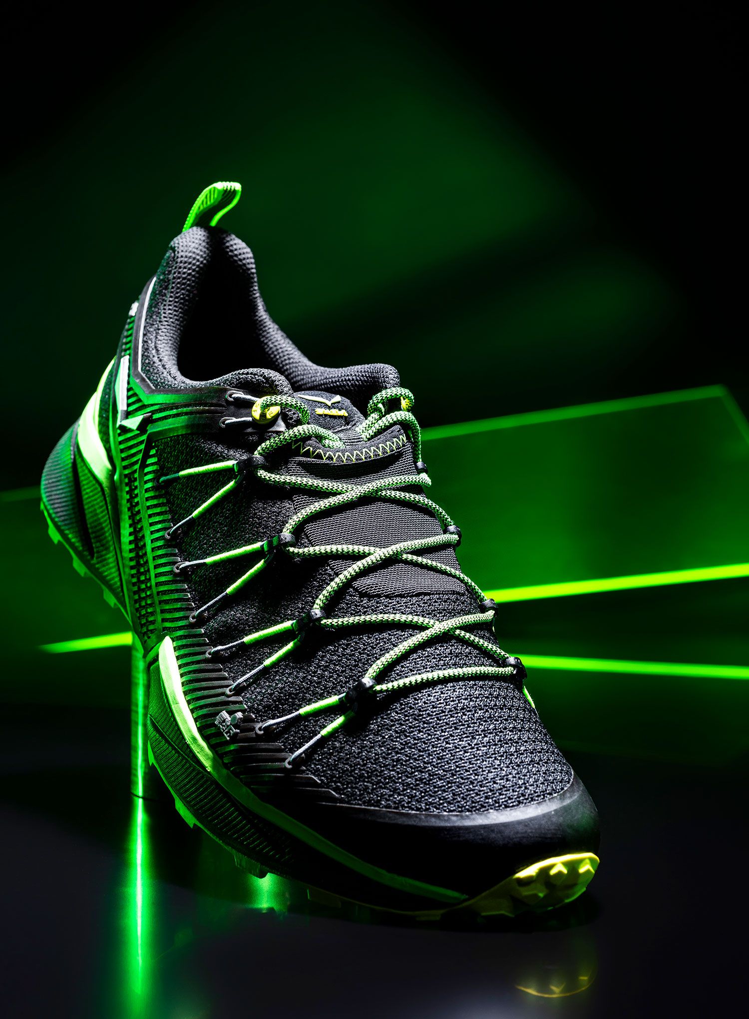 Muške planinarske cipele Salewa Dropline - fluo green/fluo yellow