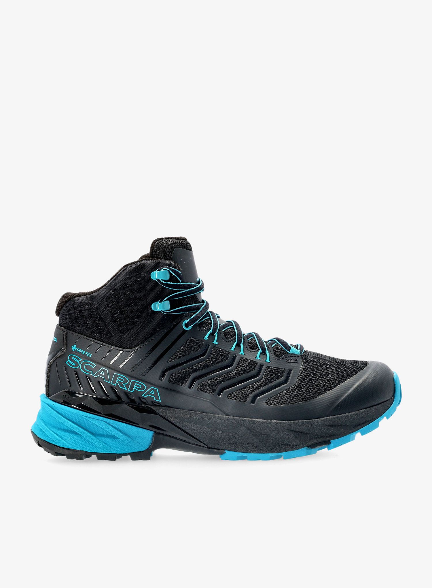 Muške planinarske cipele Scarpa Rush Mid GTX - black/ottanio