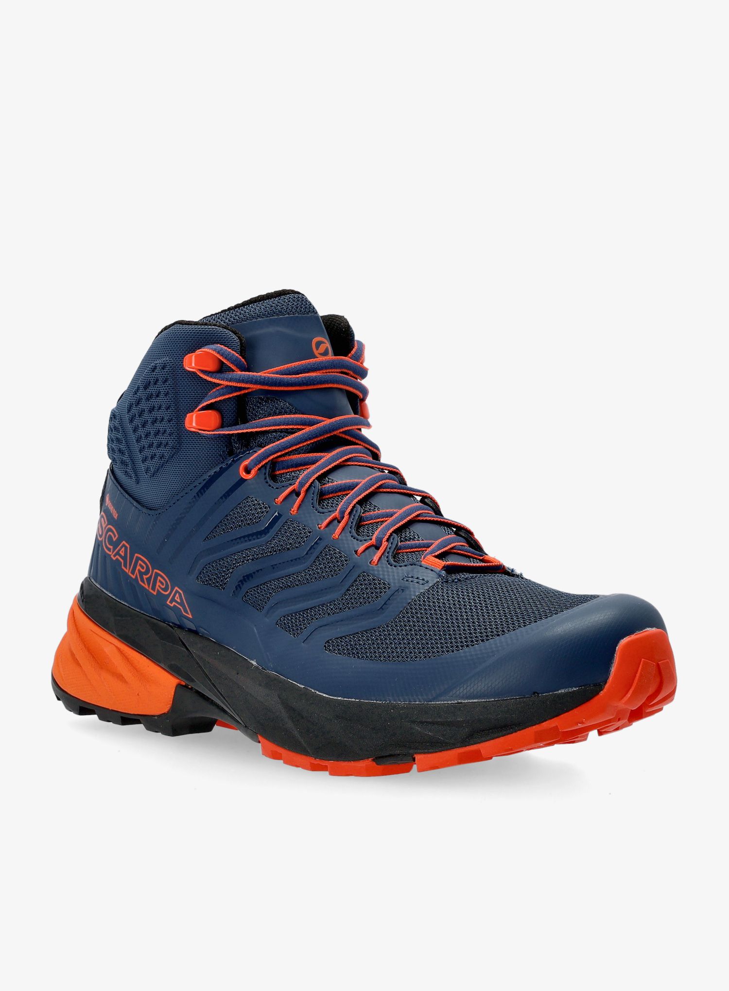 Muške planinarske cipele Scarpa Rush Mid GTX - blue/fiesta