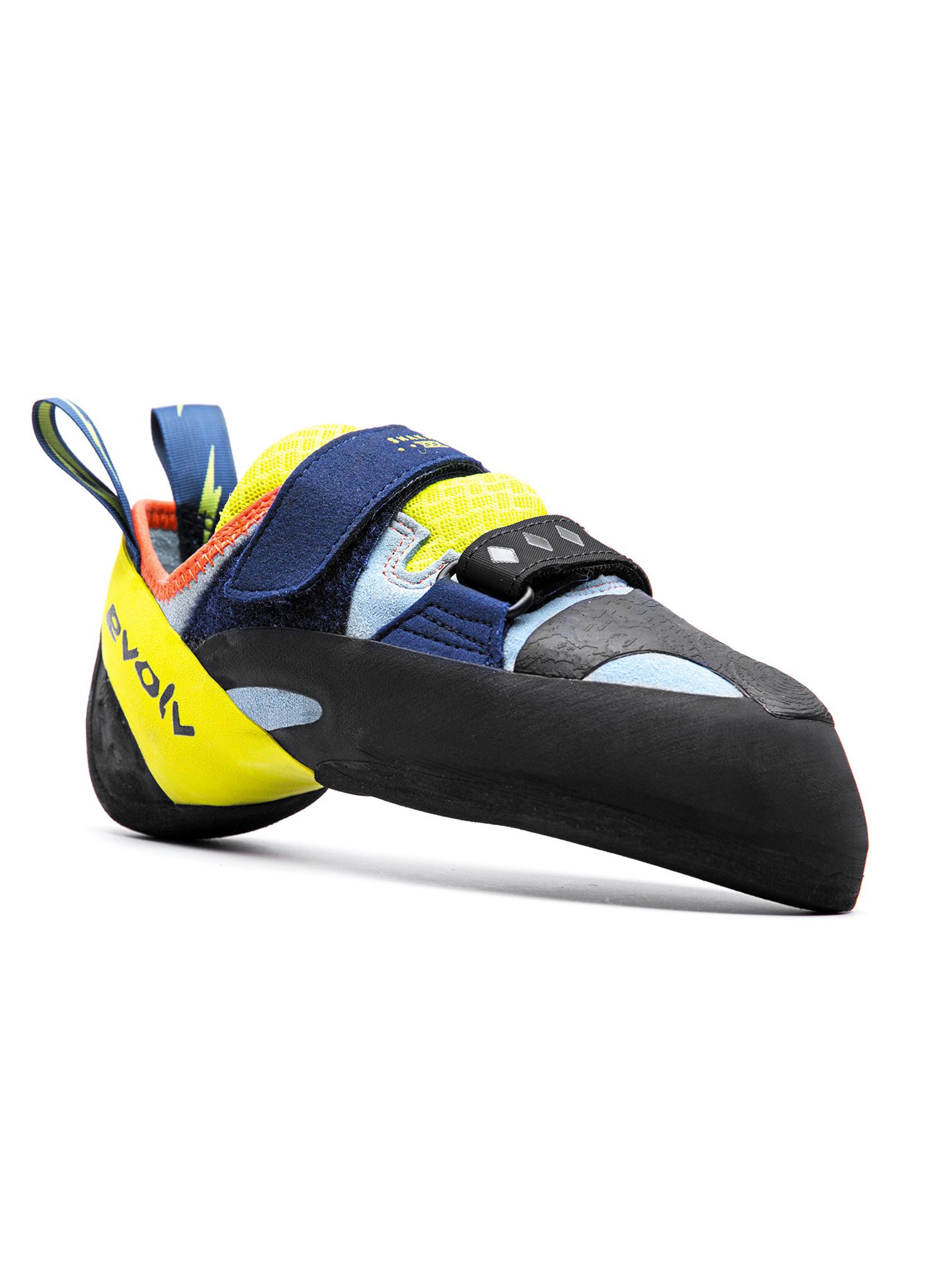 Ženske penjačke cipele Evolv Shakra - aqua/neon yellow
