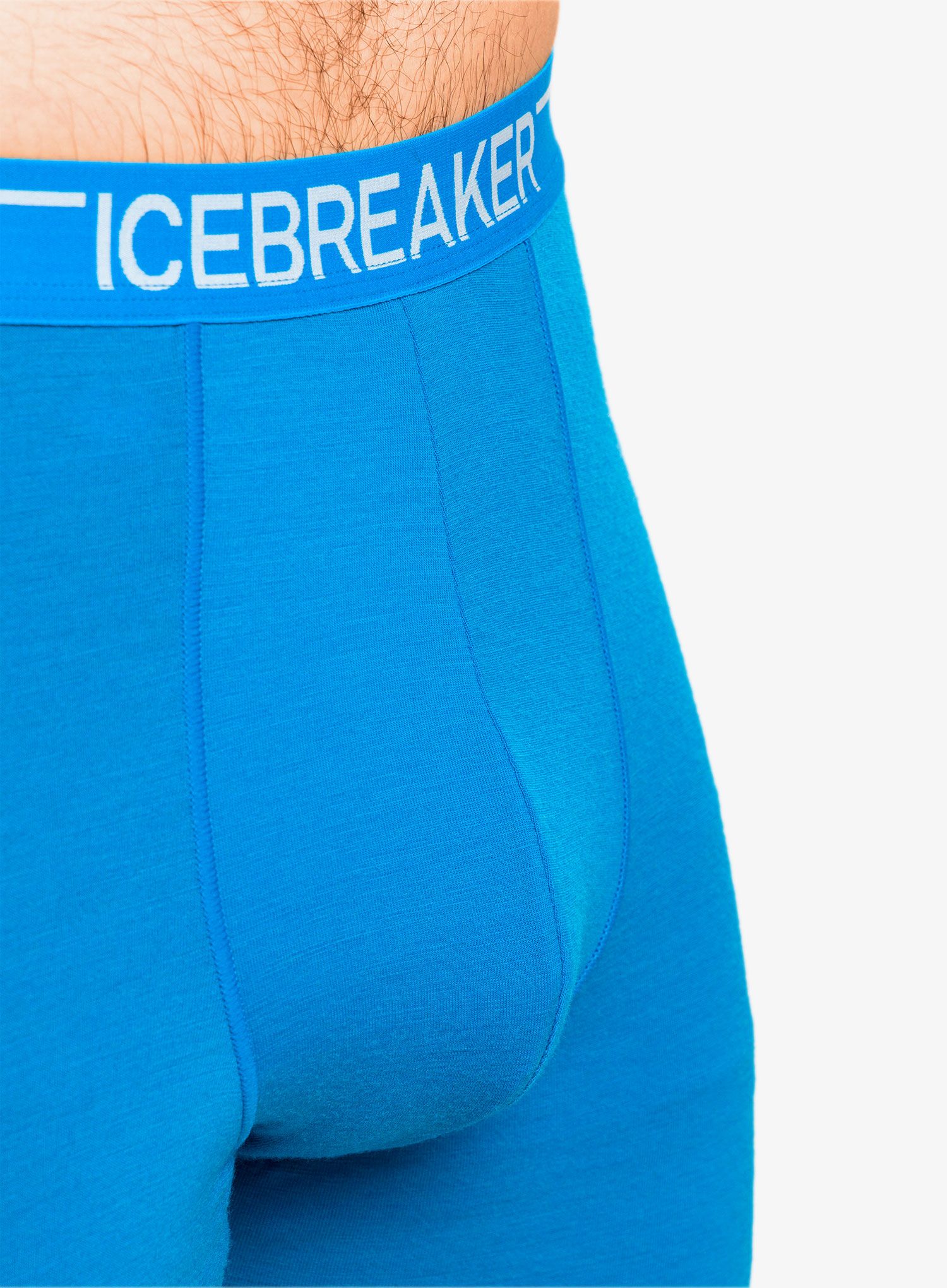 Termoaktivne bokserice Icebreaker Anatomica Long Boxers - geo blue