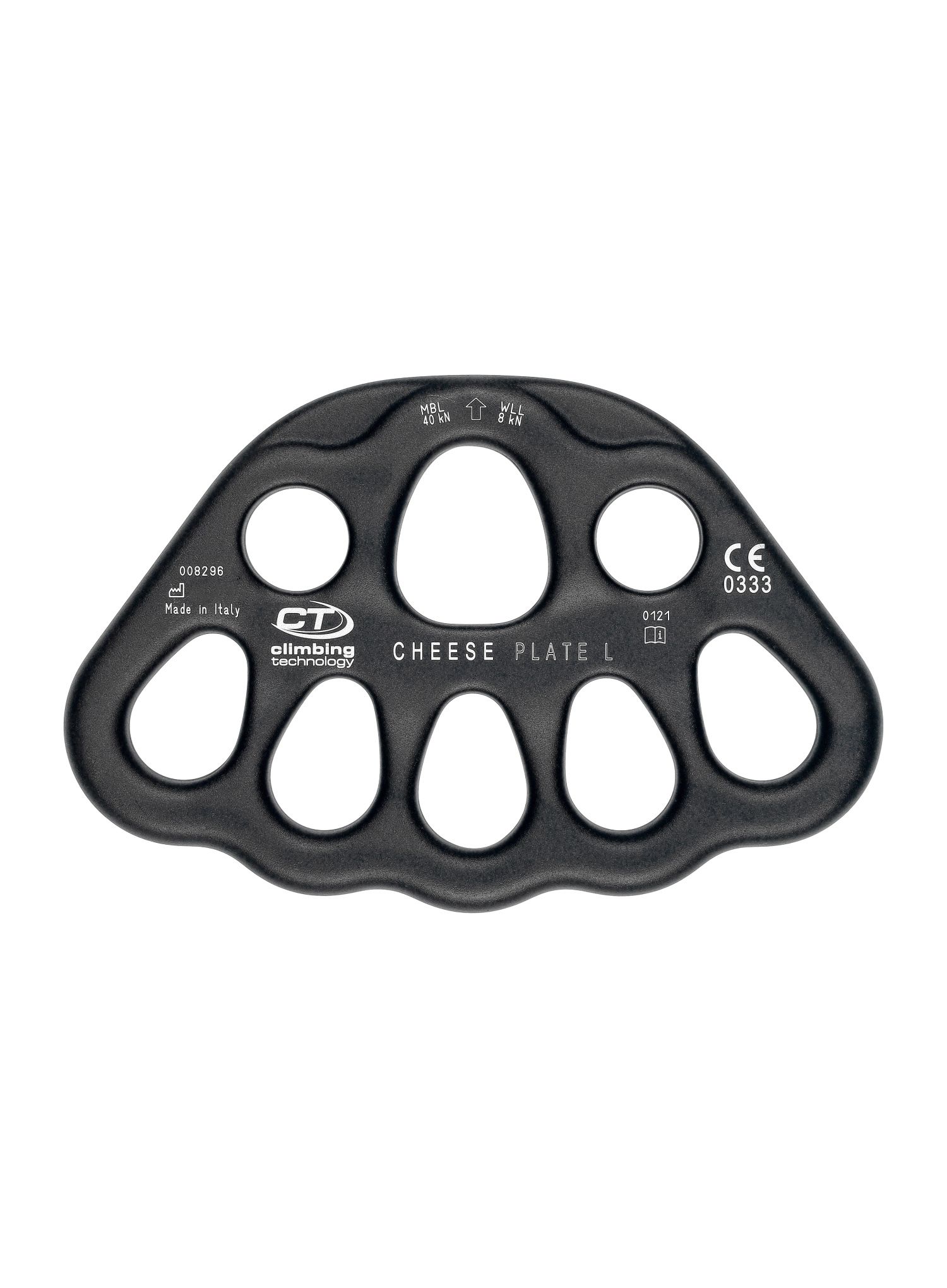 Sidrišna pločica Climbing Technology Cheese Plate L - black