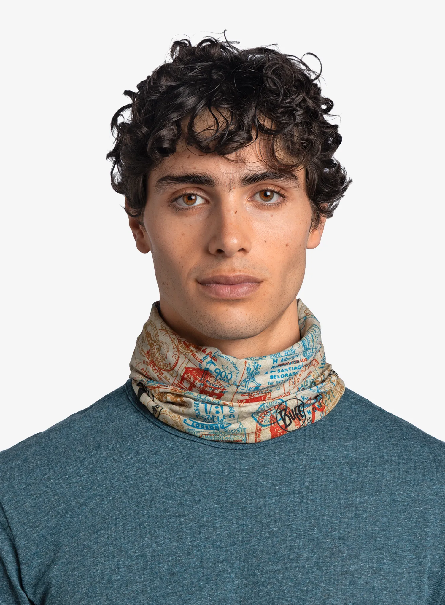 Multifunkcionalna marama Buff CoolNet UV+ Camino de Santiago - credencial multi