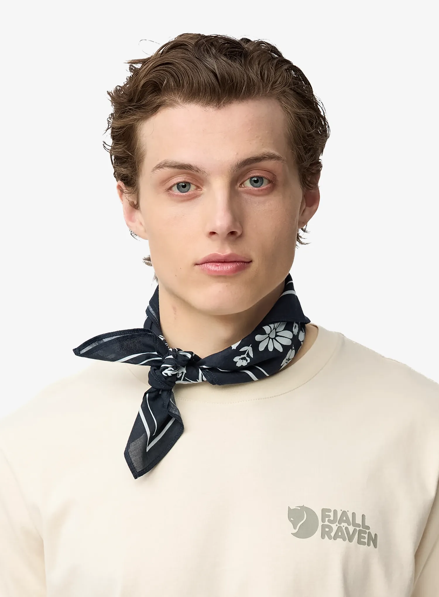 Marama Fjallraven Fjallblomster Bandana - dark navy