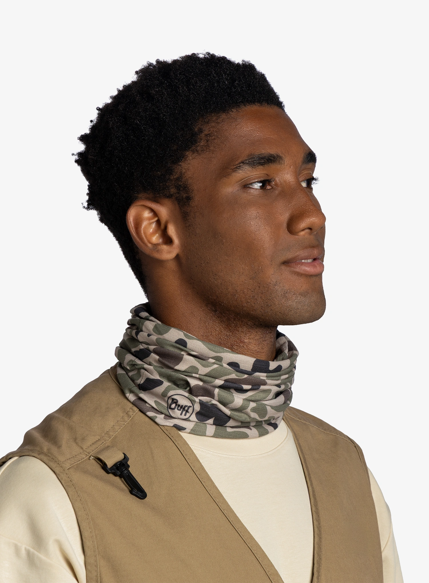 Multifunkcionalna marama Buff Coolnet UV - blax khaki