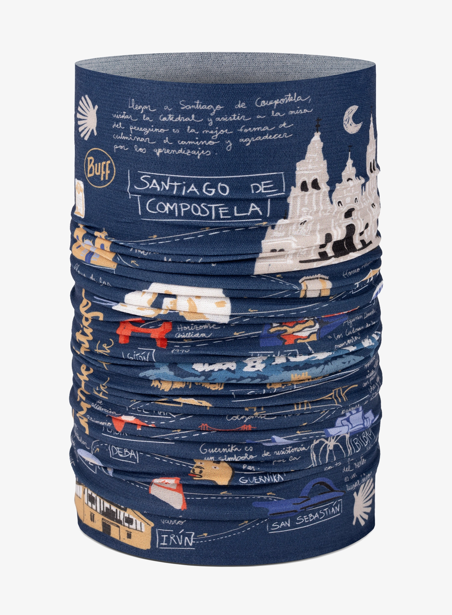 Multifunkcionalna marama Buff Coolnet UV - camino norte navy