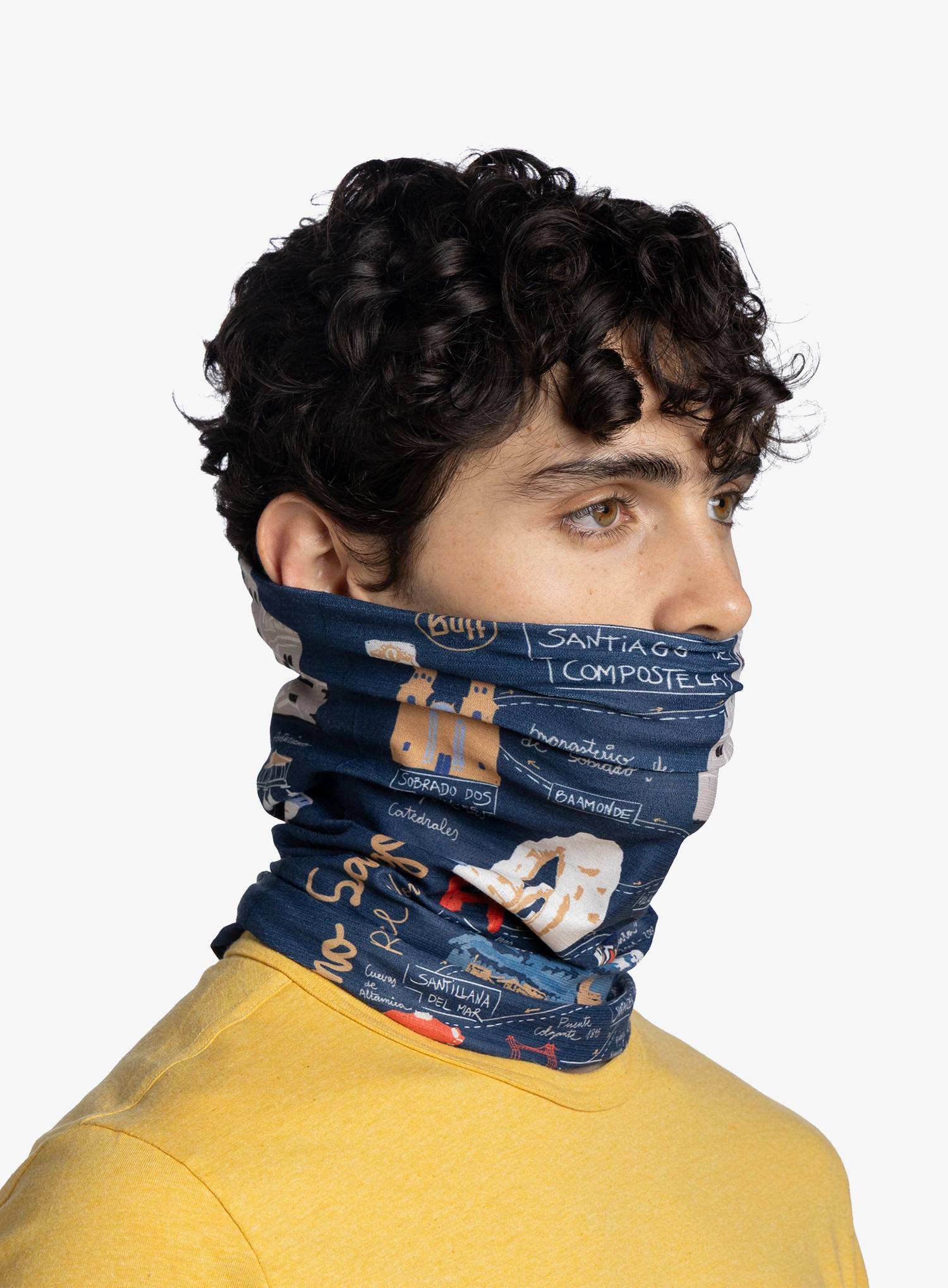 Multifunkcionalna marama Buff Coolnet UV - camino norte navy