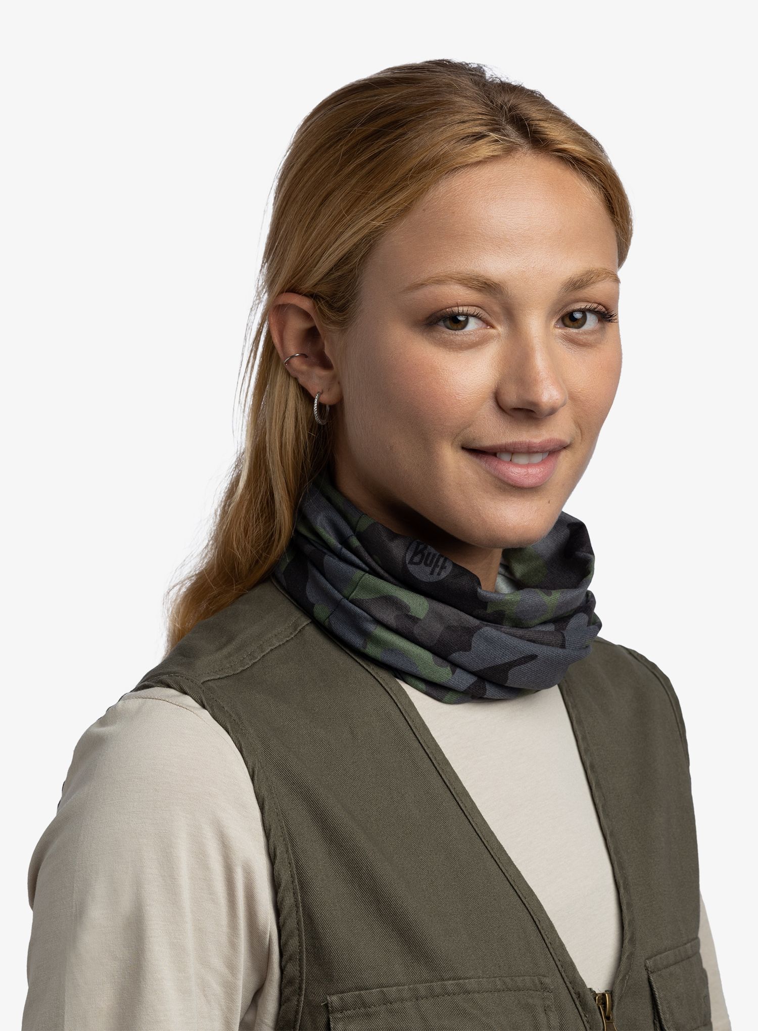 Multifunkcionalna marama Buff CoolNet UV - enob steel