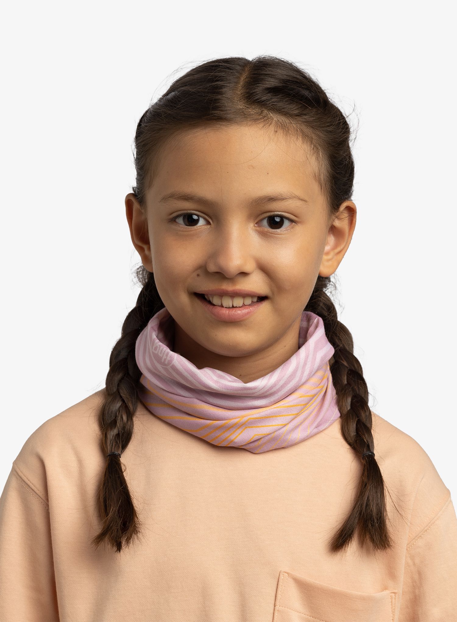Multifunkcionalna marama Buff Coolnet UV Kids - katsy orchid