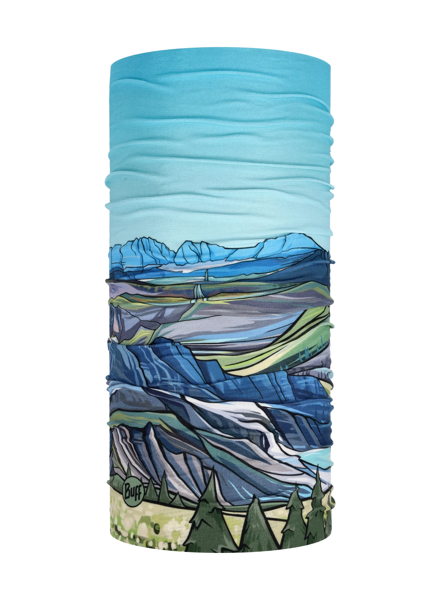 Multifunkcionalna marama Buff Coolnet UV National Parks - glacier