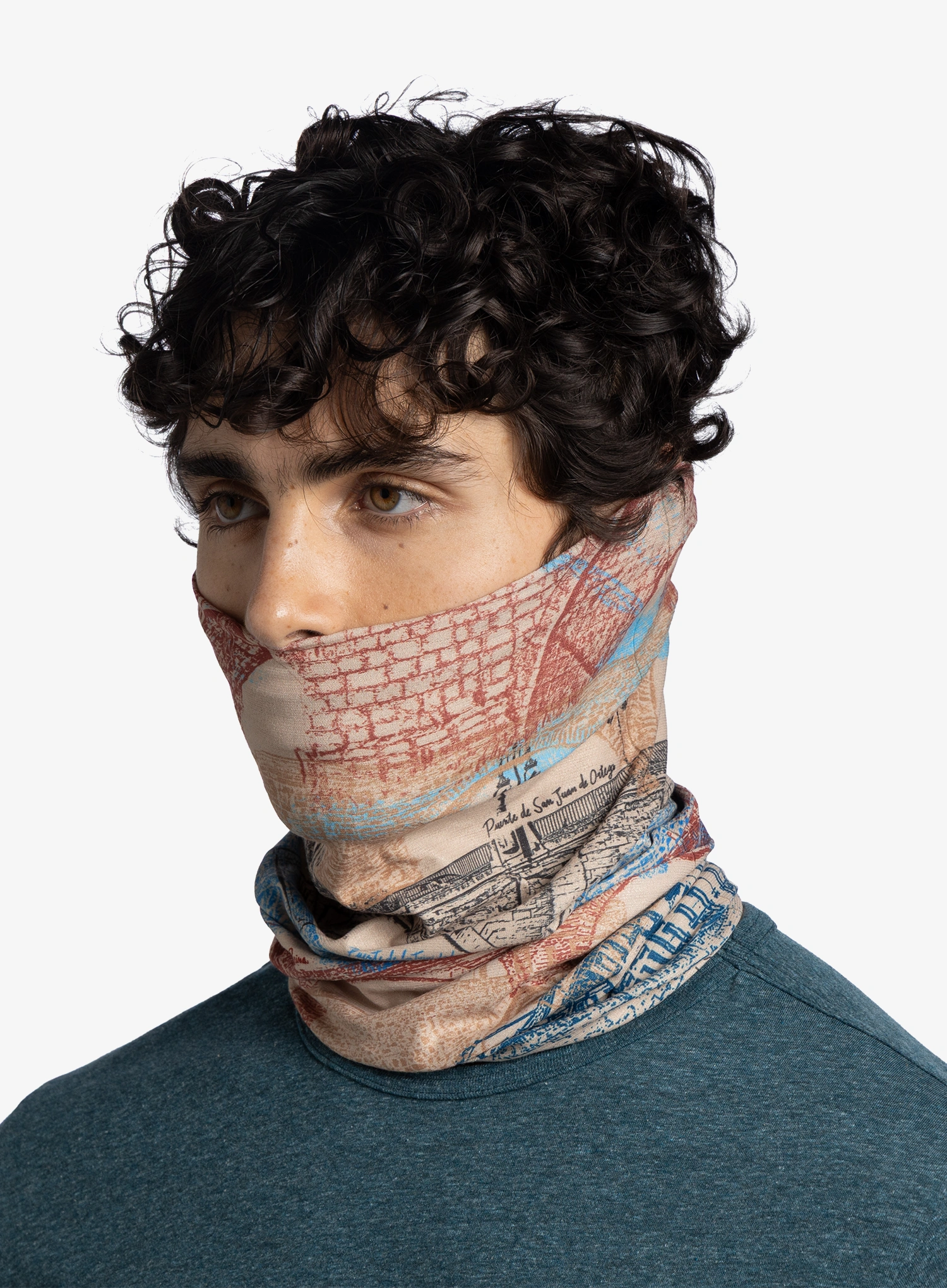 Multifunkcionalna marama Buff Coolnet UV - puentes cloud