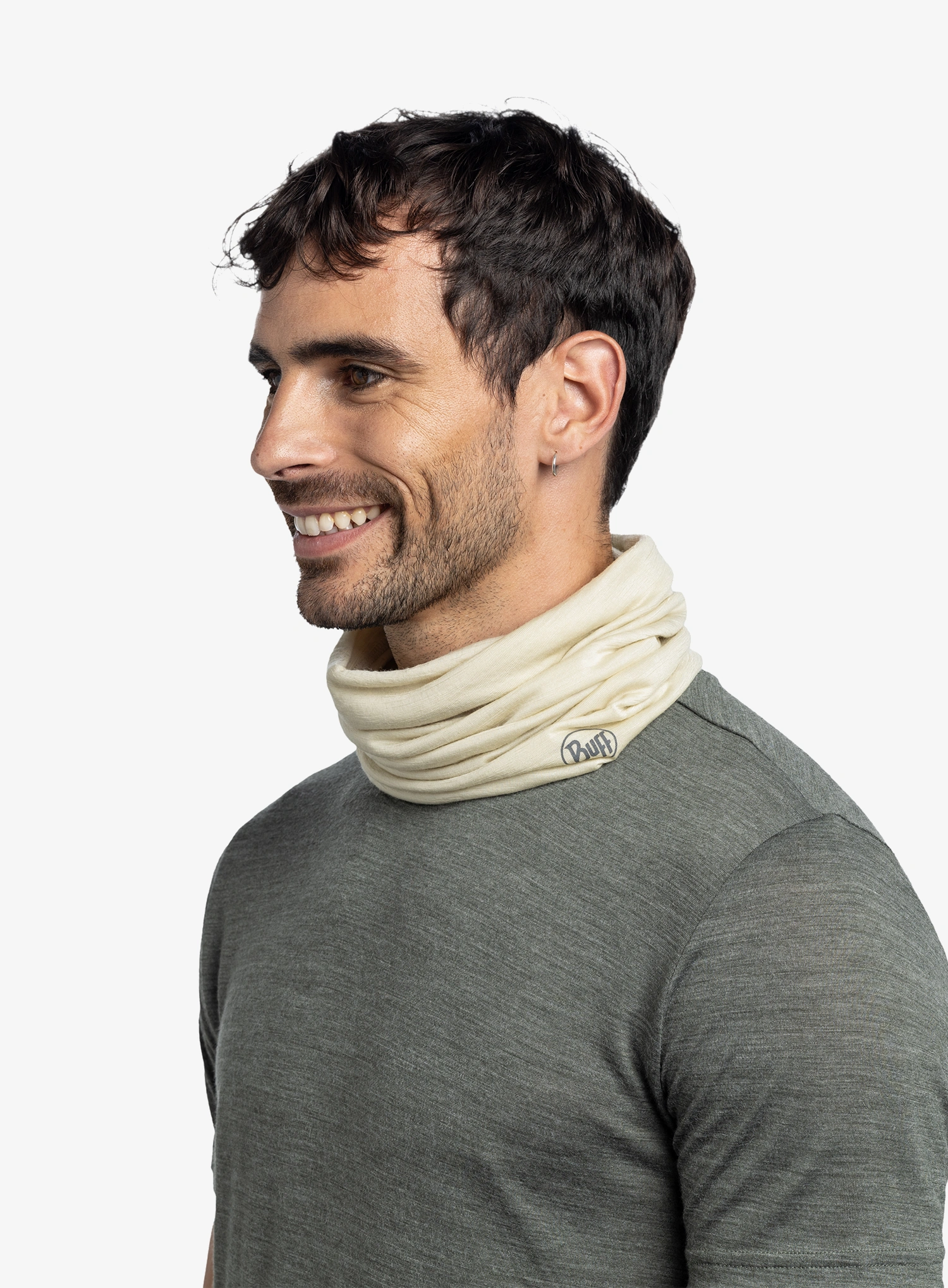 Multifunkcionalna marama Buff Lightweight Merino Wool - solid pistachio