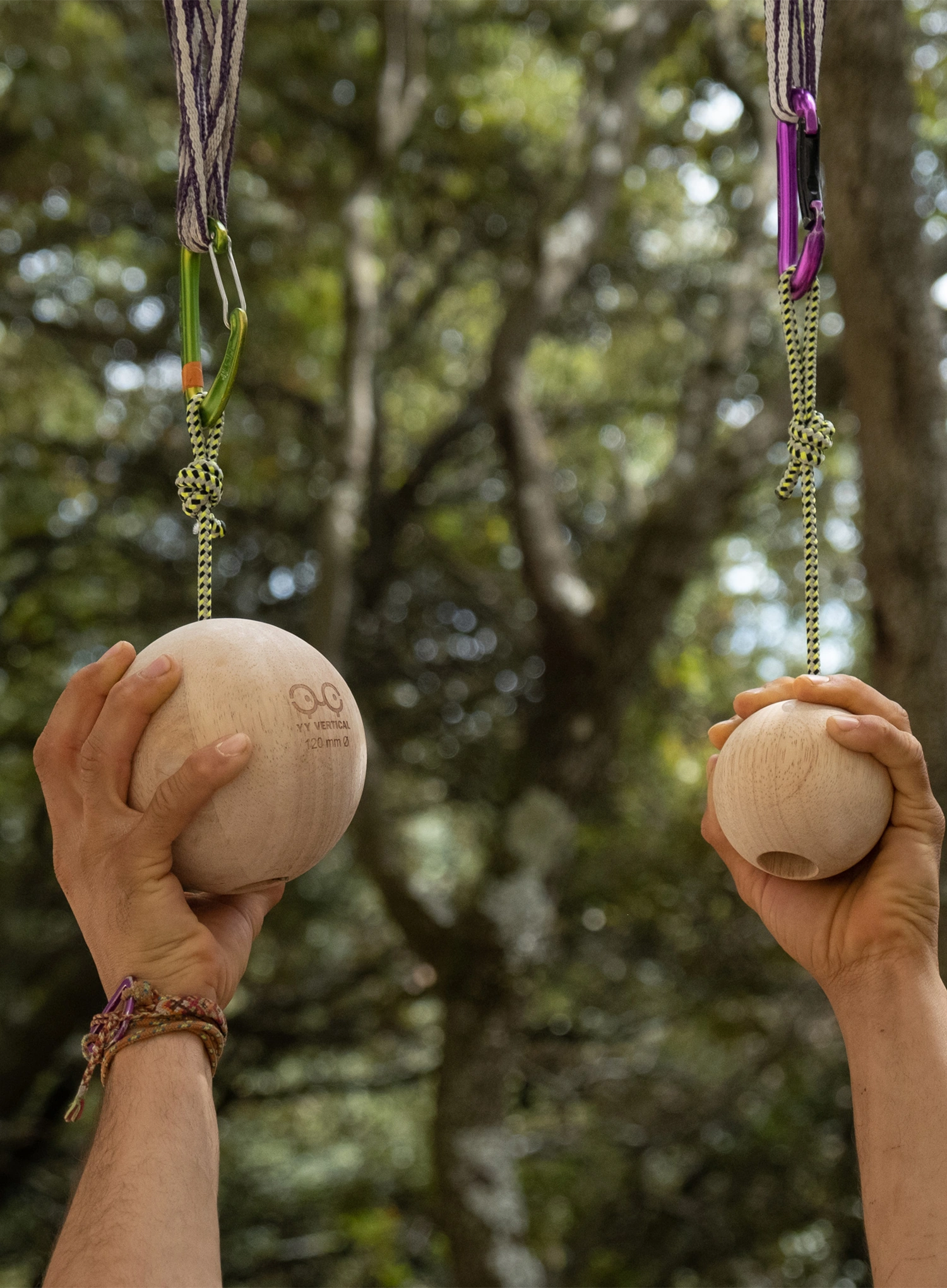 Oprimci za trening Y&Y Vertical Balls 10 cm 