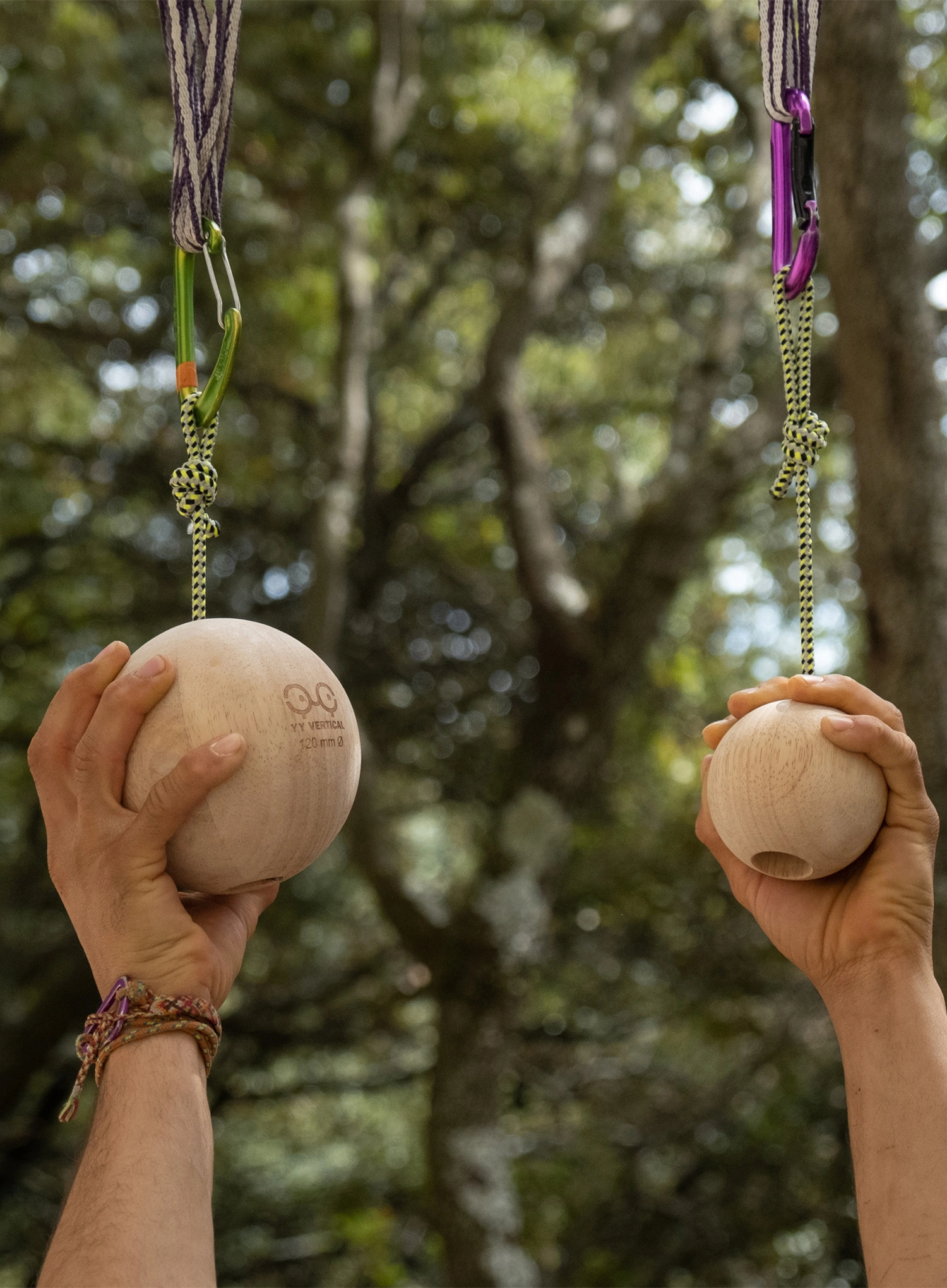 Oprimci za trening Y&Y Vertical Balls 12 cm