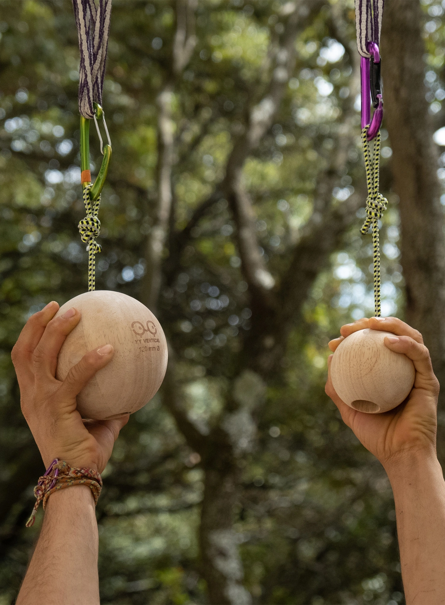 Oprimci za trening Y&Y Vertical Balls 8 cm 