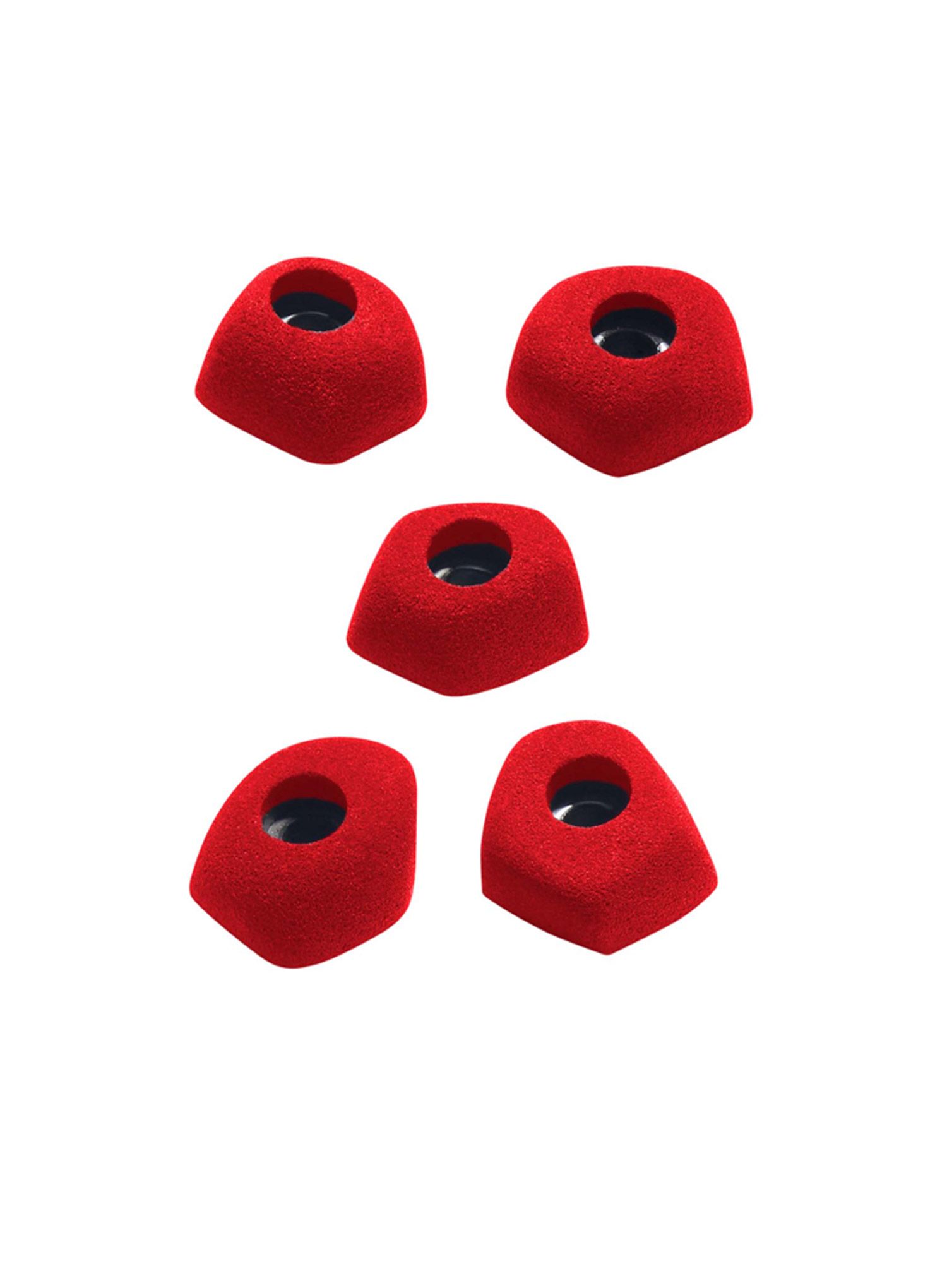 Oprimci za penjanje Ocun Footholds Set 1 Bolt-on - red