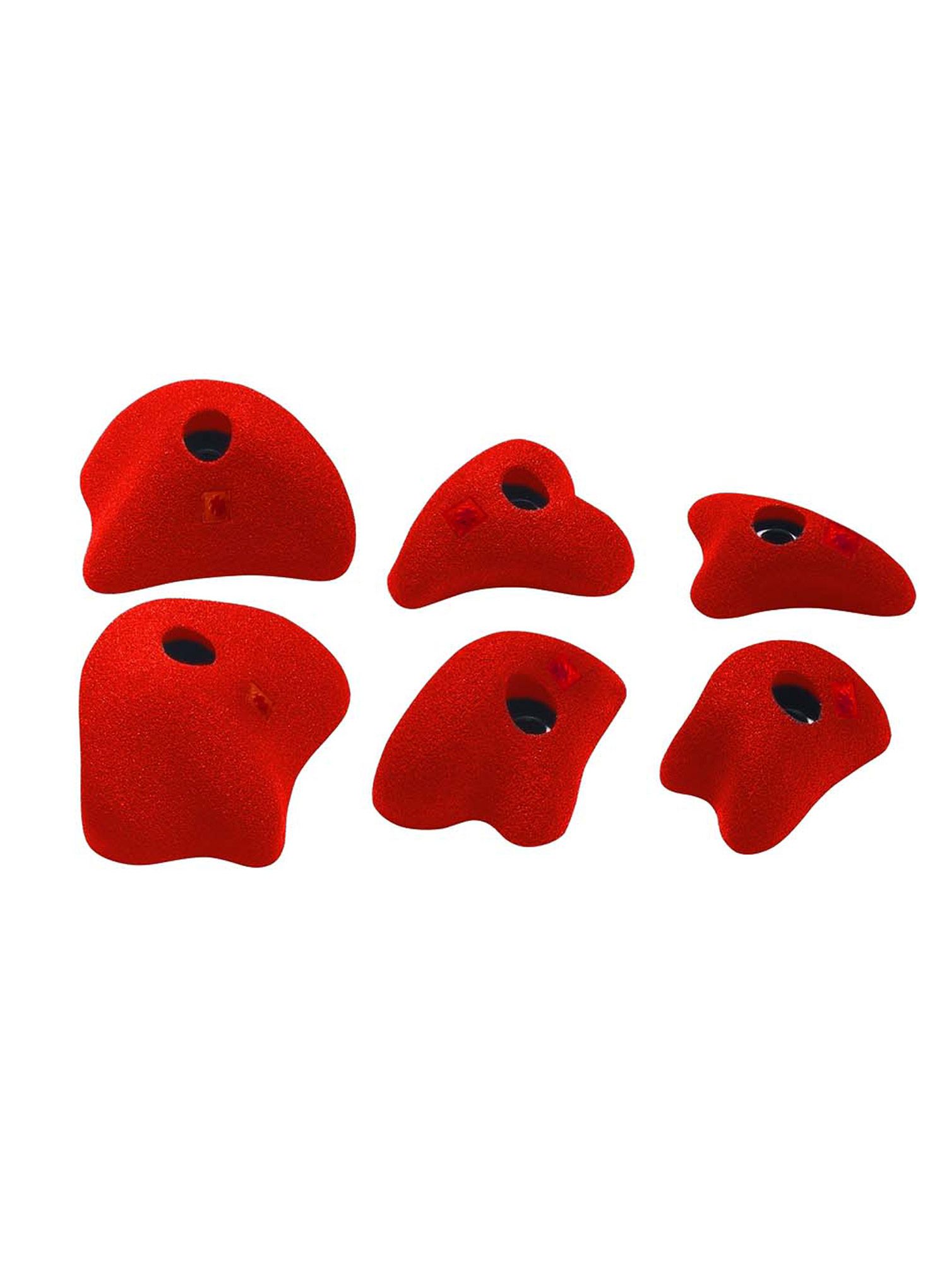Oprimci za penjanje Ocun Holds Set 3 Modulars - red