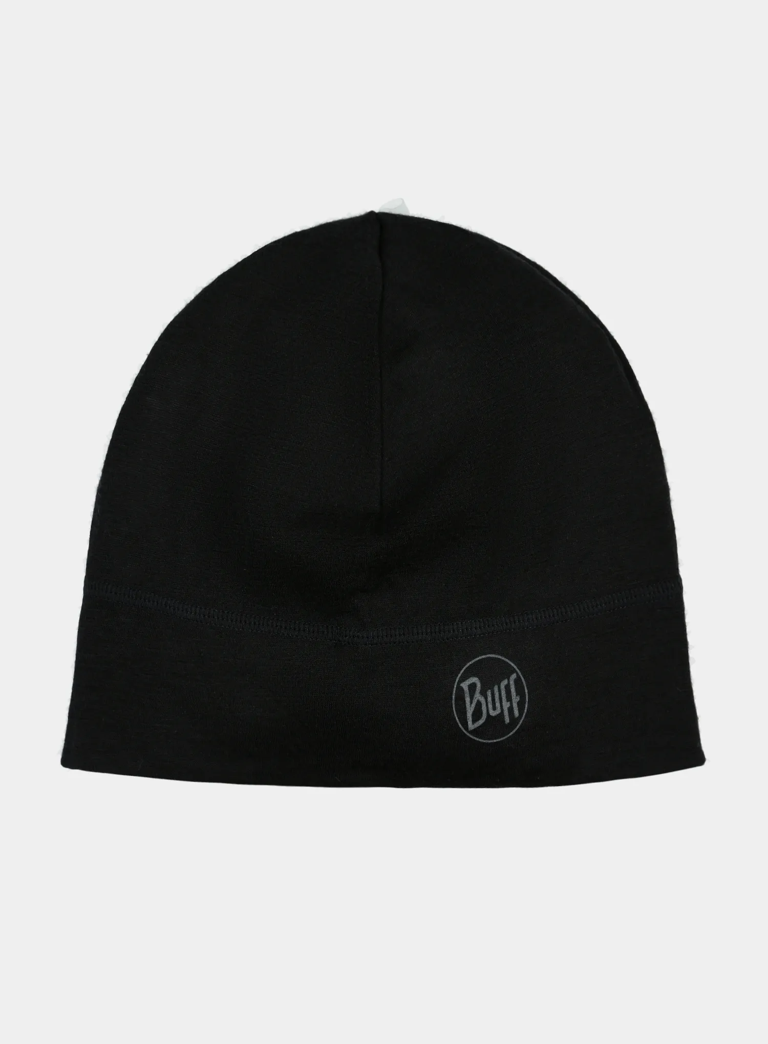 Kapa Buff Lightweight Merino Wool Hat - solid black