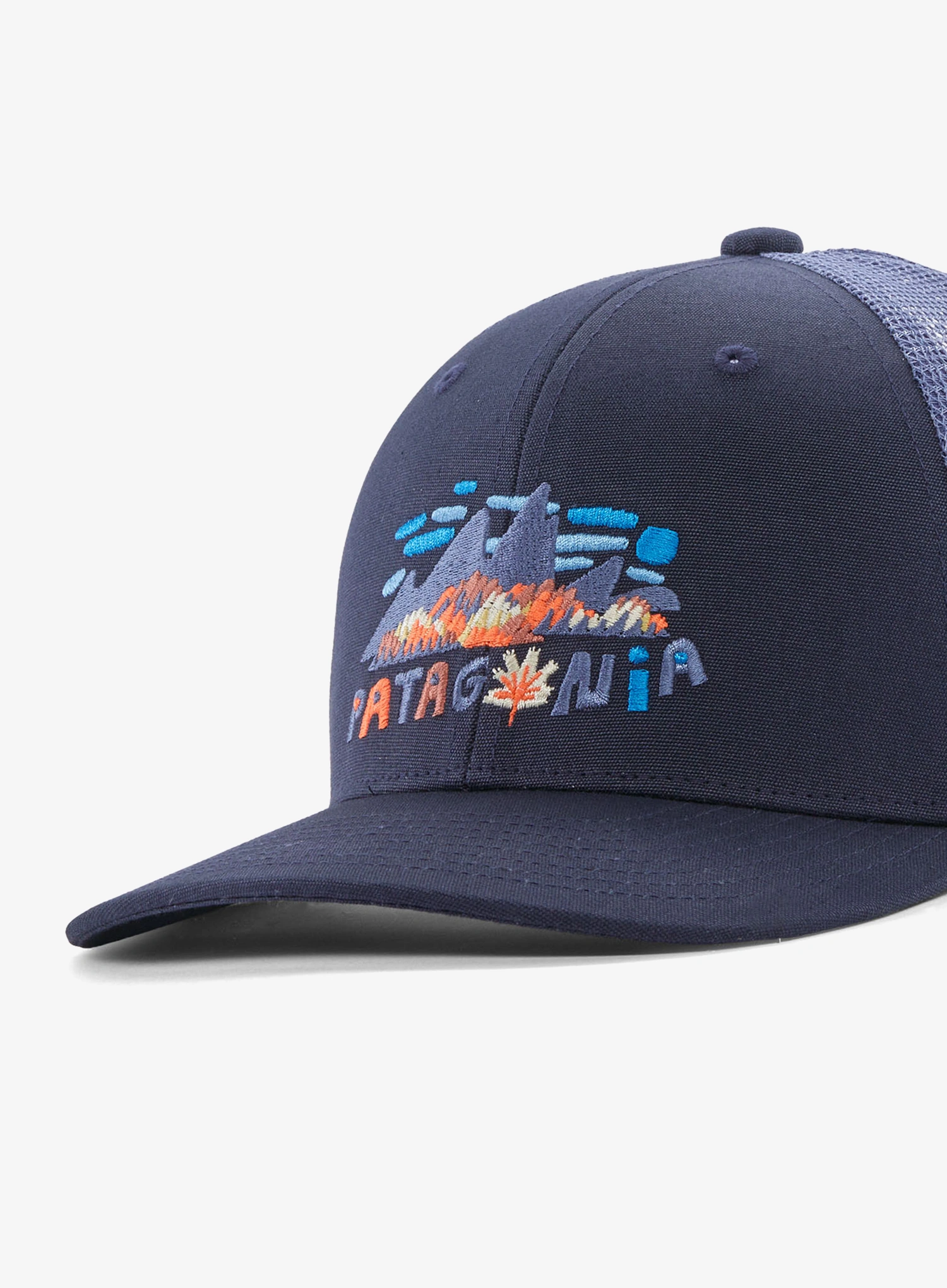 Kapa za djecu Patagonia Trucker Hat - fitz roy foliage/new navy