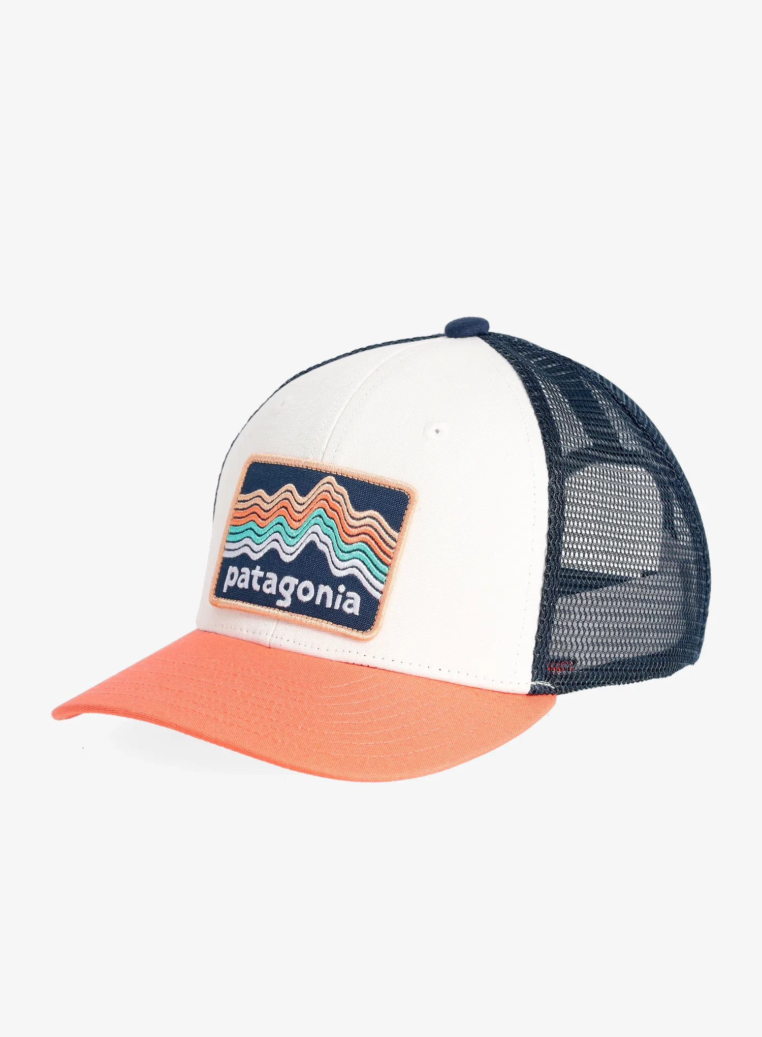 Kapa za djecu Patagonia Trucker Hat - ridge rise/coral