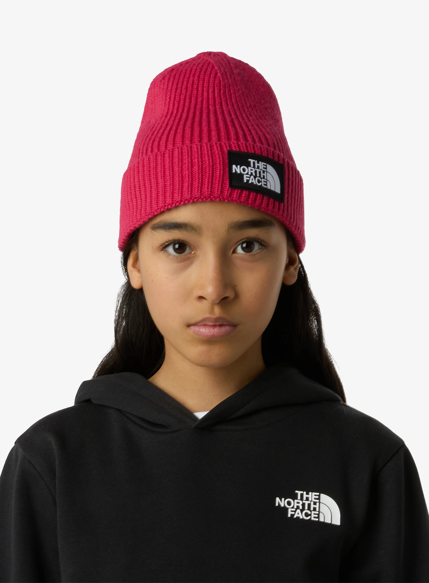 Dječja kapa The North Face Logo Box Cuffed Beanie - lali guran