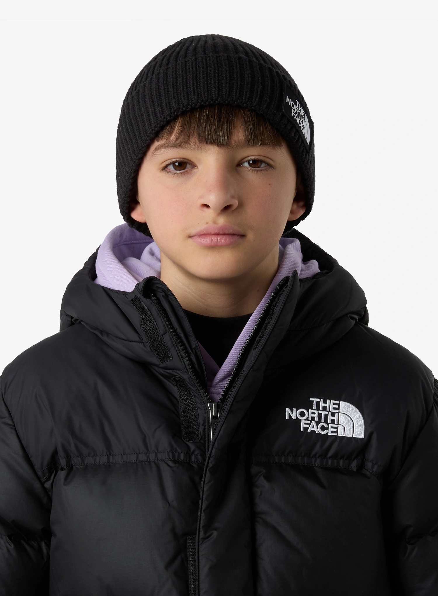 Dječja kapa The North Face Logo Box Cuffed Beanie - tnf black