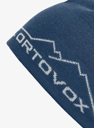 Termo kapa Ortovox Peak Beanie - blue nunatak