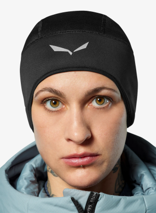 Termo kapa Salewa Ortles WS Epe Beanie - black out