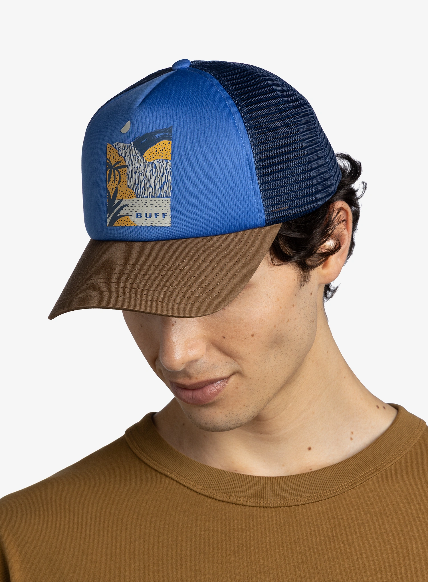 Kačket Buff Trucker Cap - arand blue