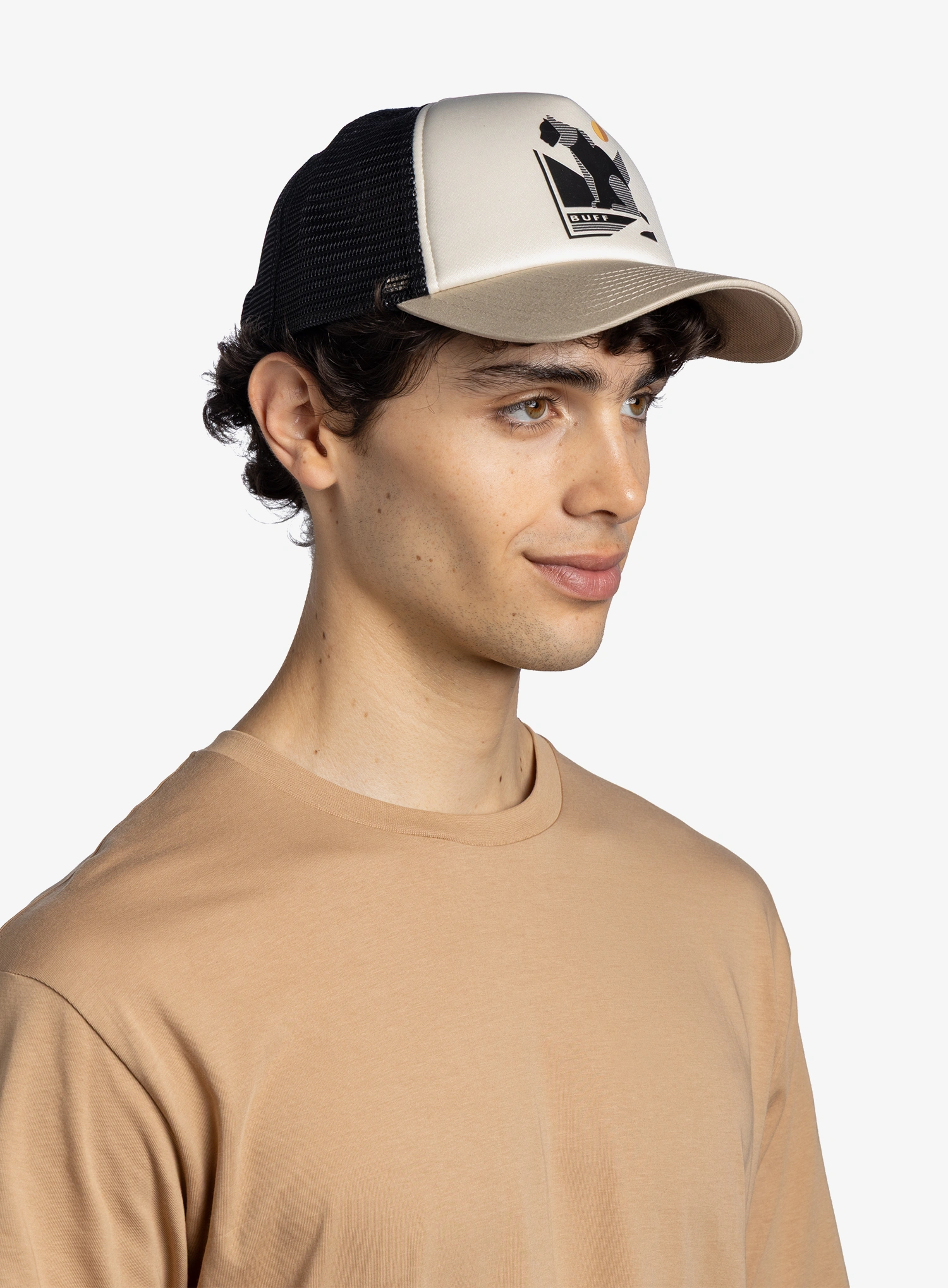 Kačket Buff Trucker Cap - mook cream