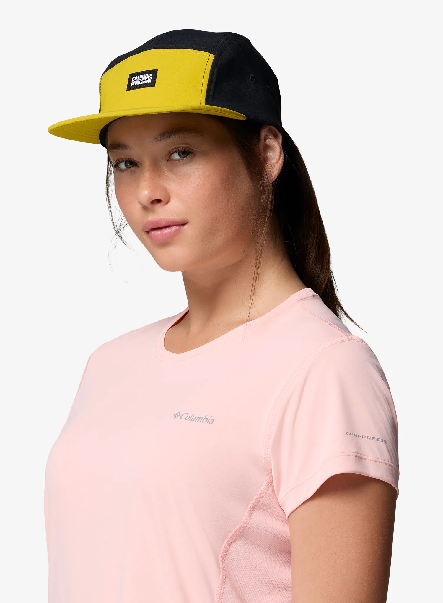 Kačket Columbia Creek Side 5 Panel Hat - ant moss/black/wavy columbia