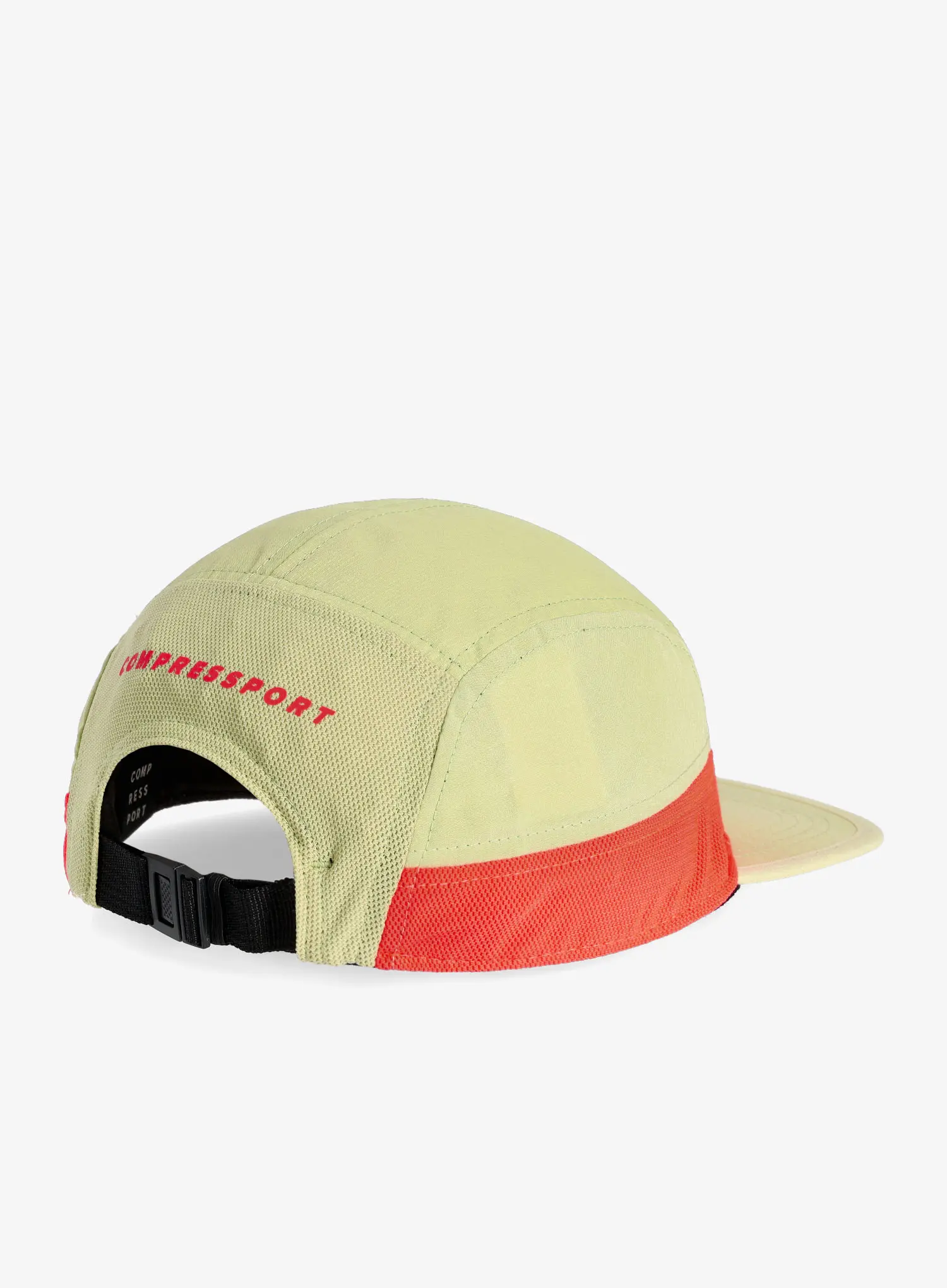 Kačket Compressport 5 Panel Light Cap - nile/fluo red