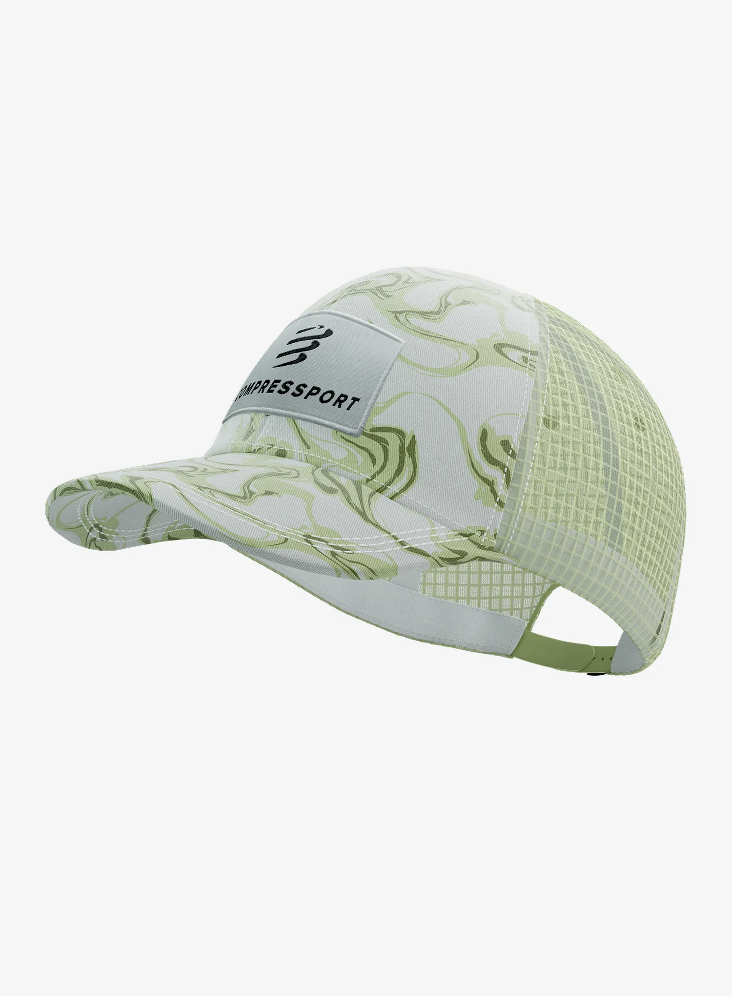 Kačket Compressport Trucker 6P Cap - green camo