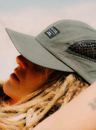 Kačket Salewa Hemp Flex 5 Panel Cap - olive